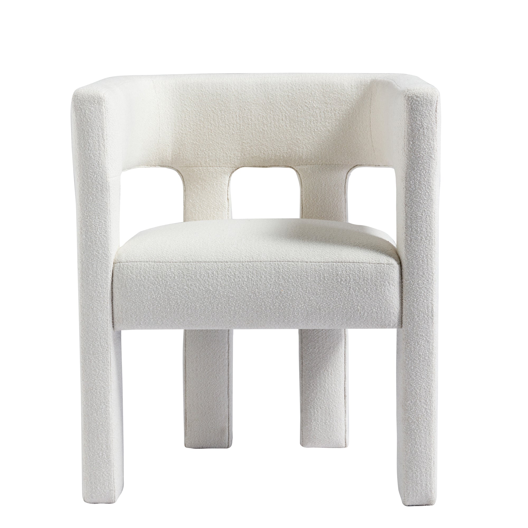 25" W Contemporary Designed Fabric Upholstered Accent Chair Dining Chair