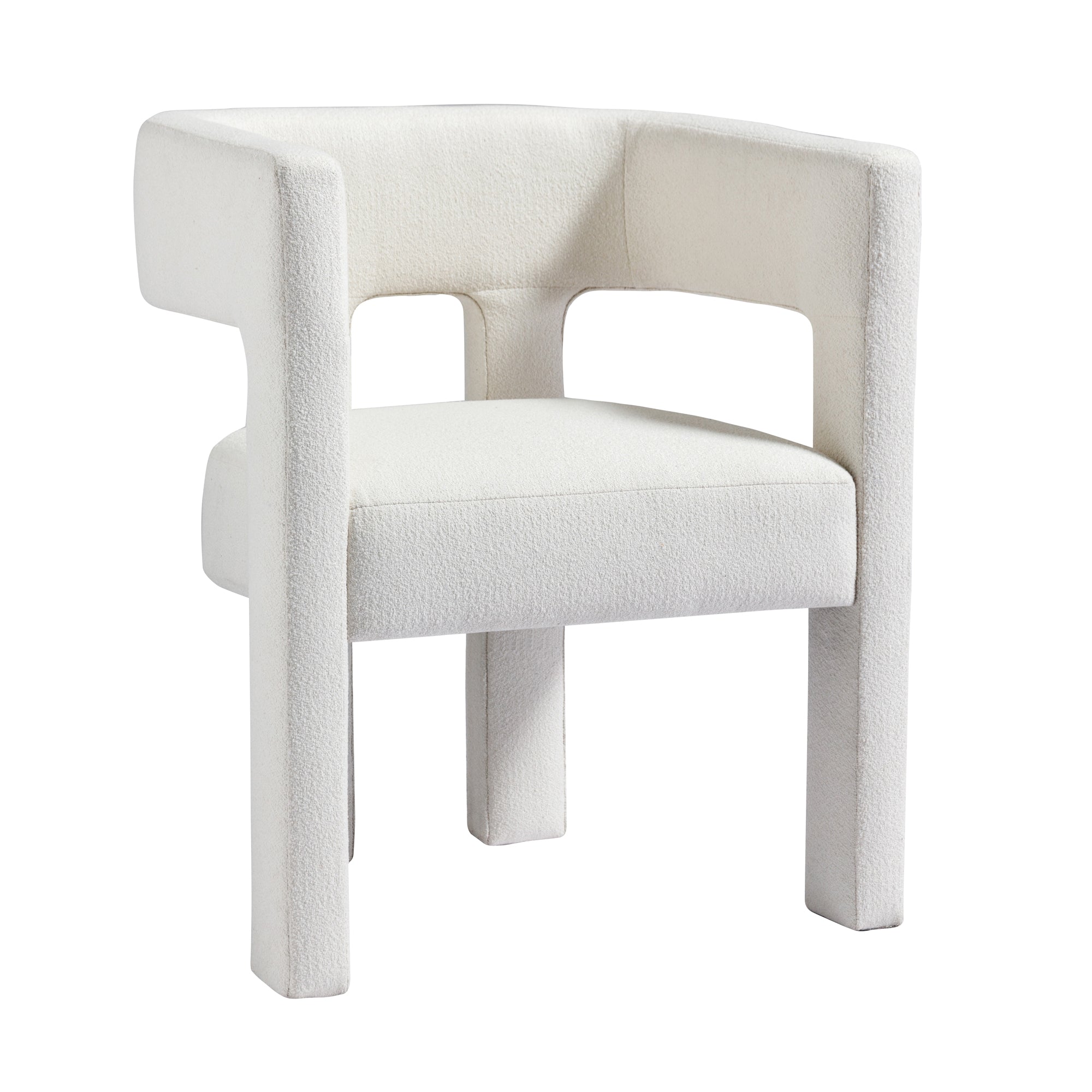 25" W Contemporary Designed Fabric Upholstered Accent Chair Dining Chair