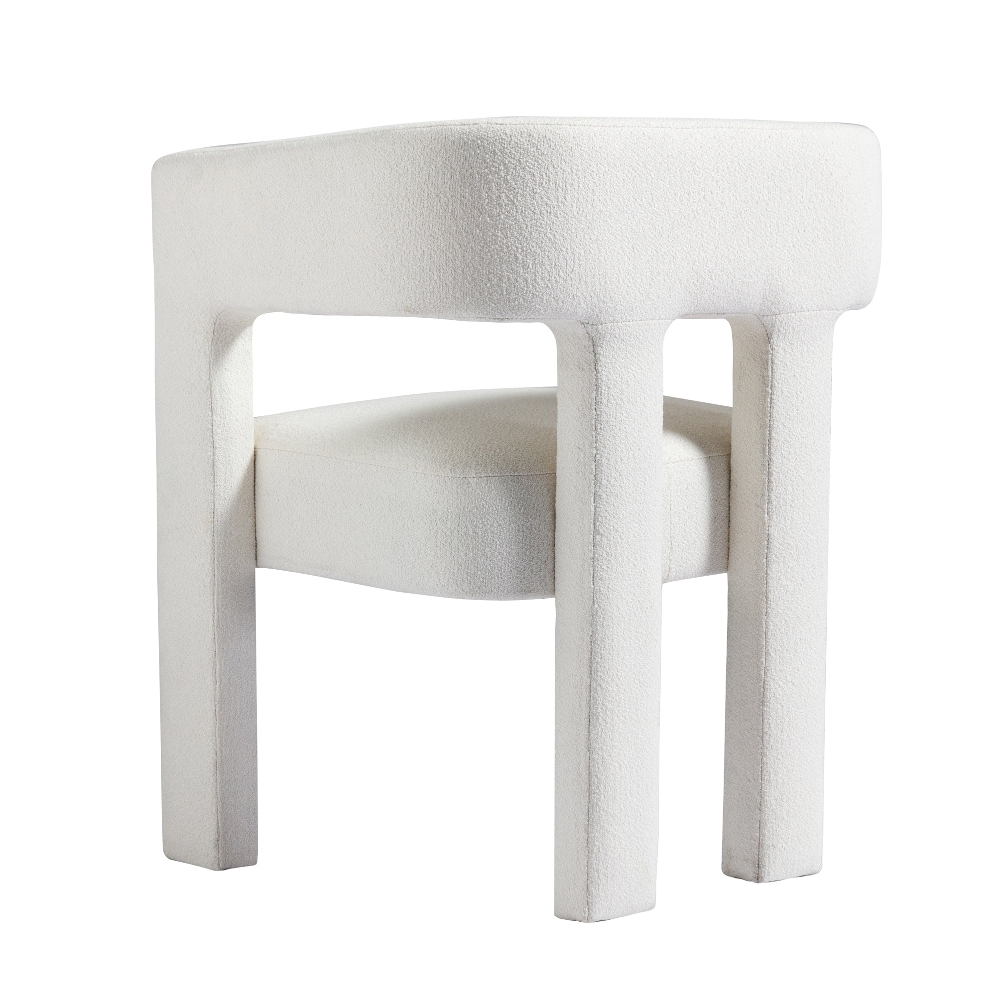 25" W Contemporary Designed Fabric Upholstered Accent Chair Dining Chair
