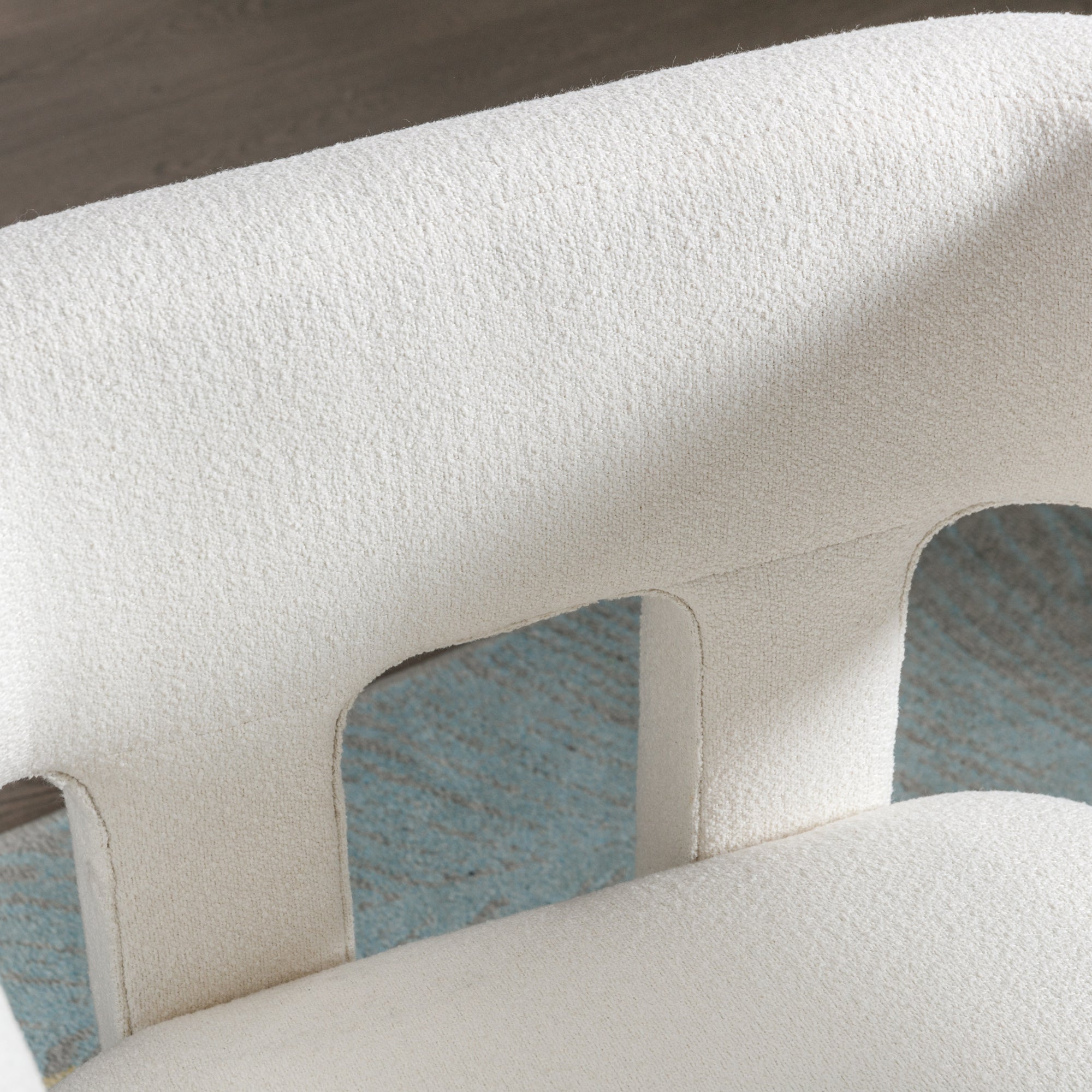 25" W Contemporary Designed Fabric Upholstered Accent Chair Dining Chair