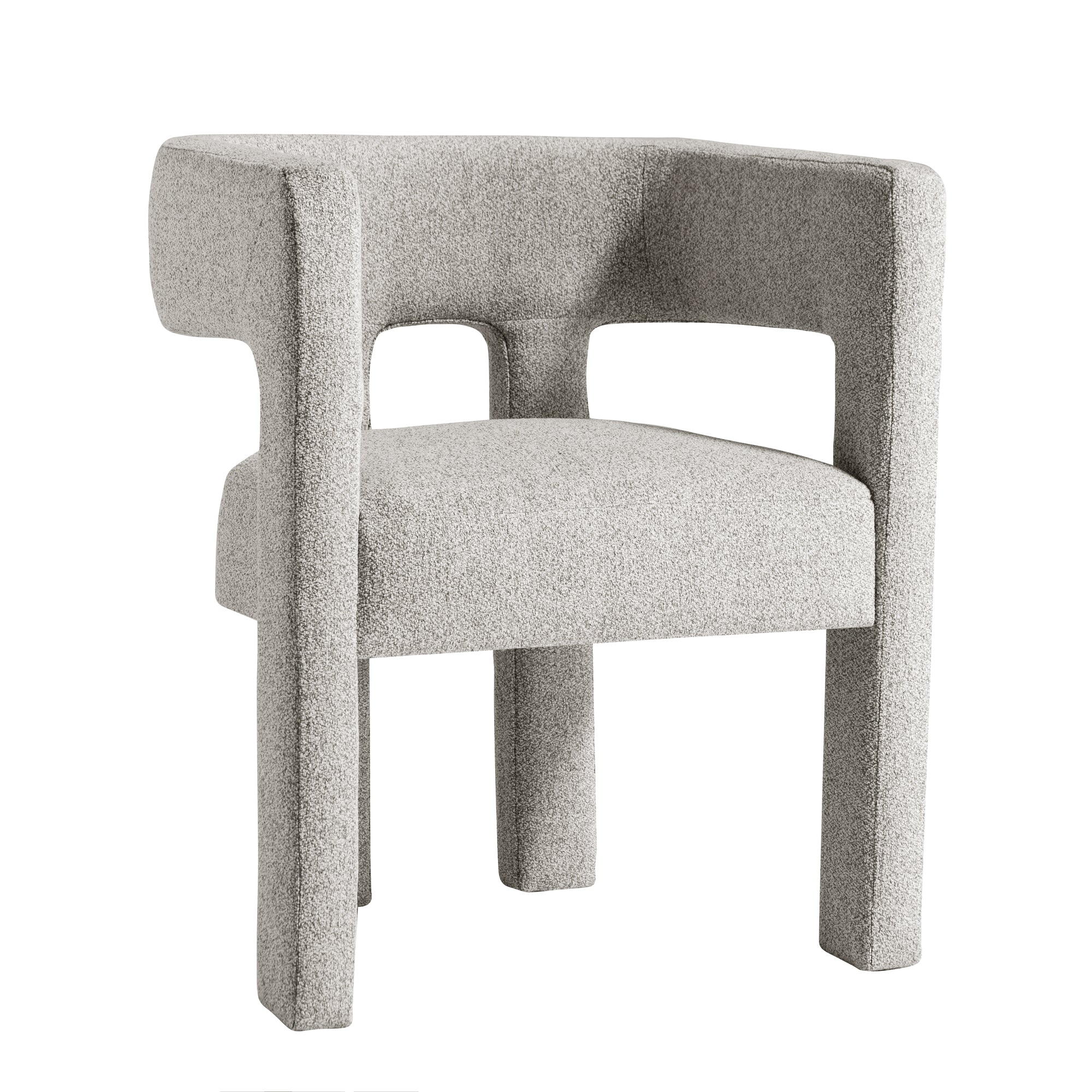 25" W Contemporary Designed Fabric Upholstered Accent Chair Dining Chair