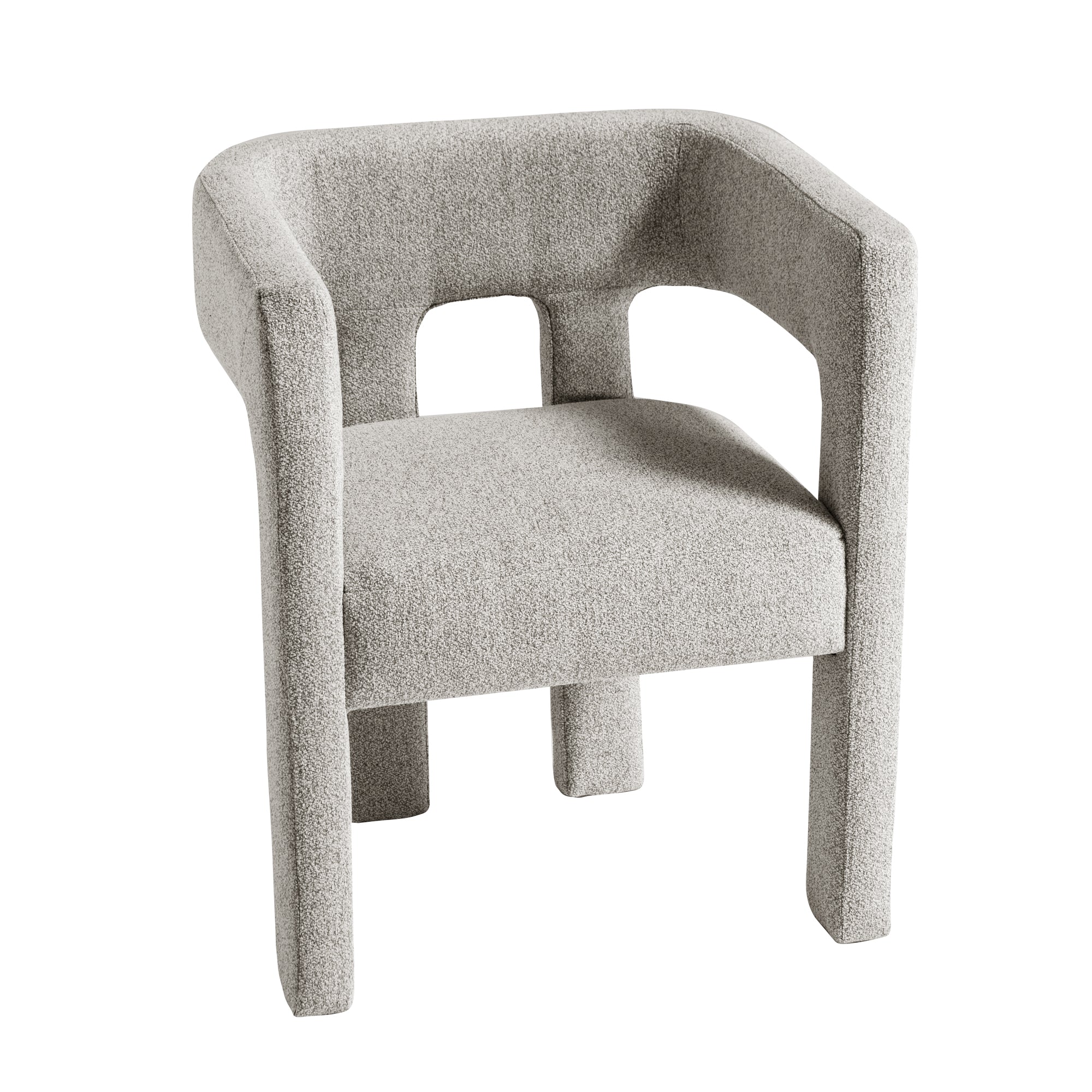 25" W Contemporary Designed Fabric Upholstered Accent Chair Dining Chair