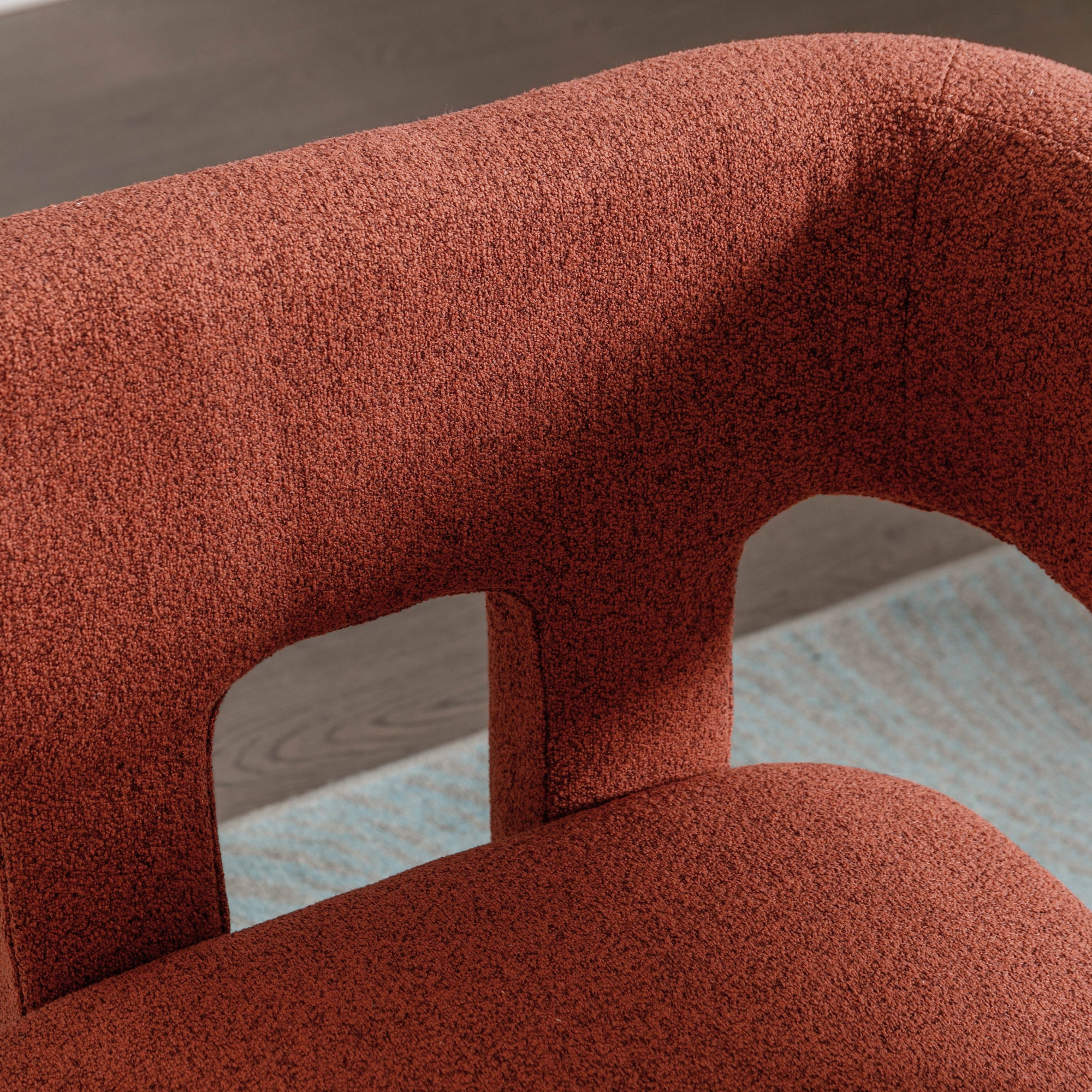 25" W Contemporary Designed Fabric Upholstered Accent Chair Dining Chair