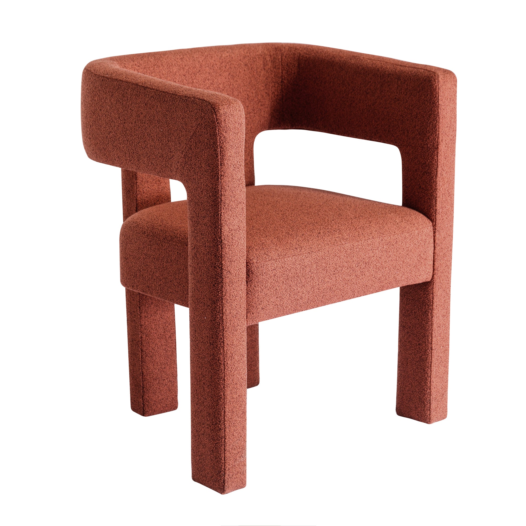 25" W Contemporary Designed Fabric Upholstered Accent Chair Dining Chair