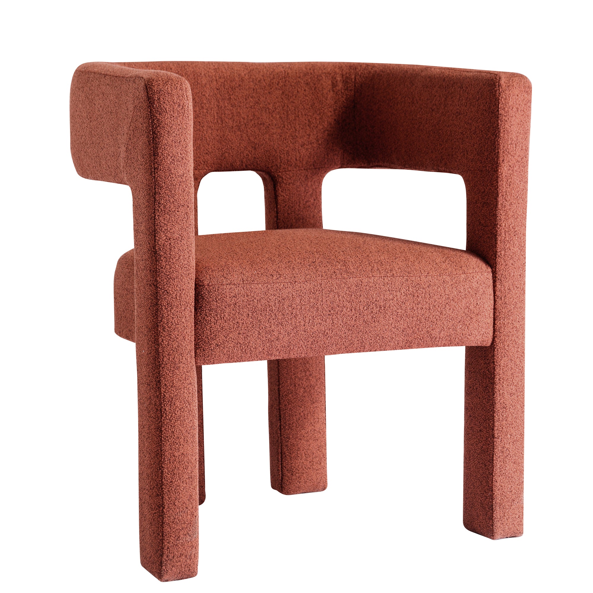 25" W Contemporary Designed Fabric Upholstered Accent Chair Dining Chair