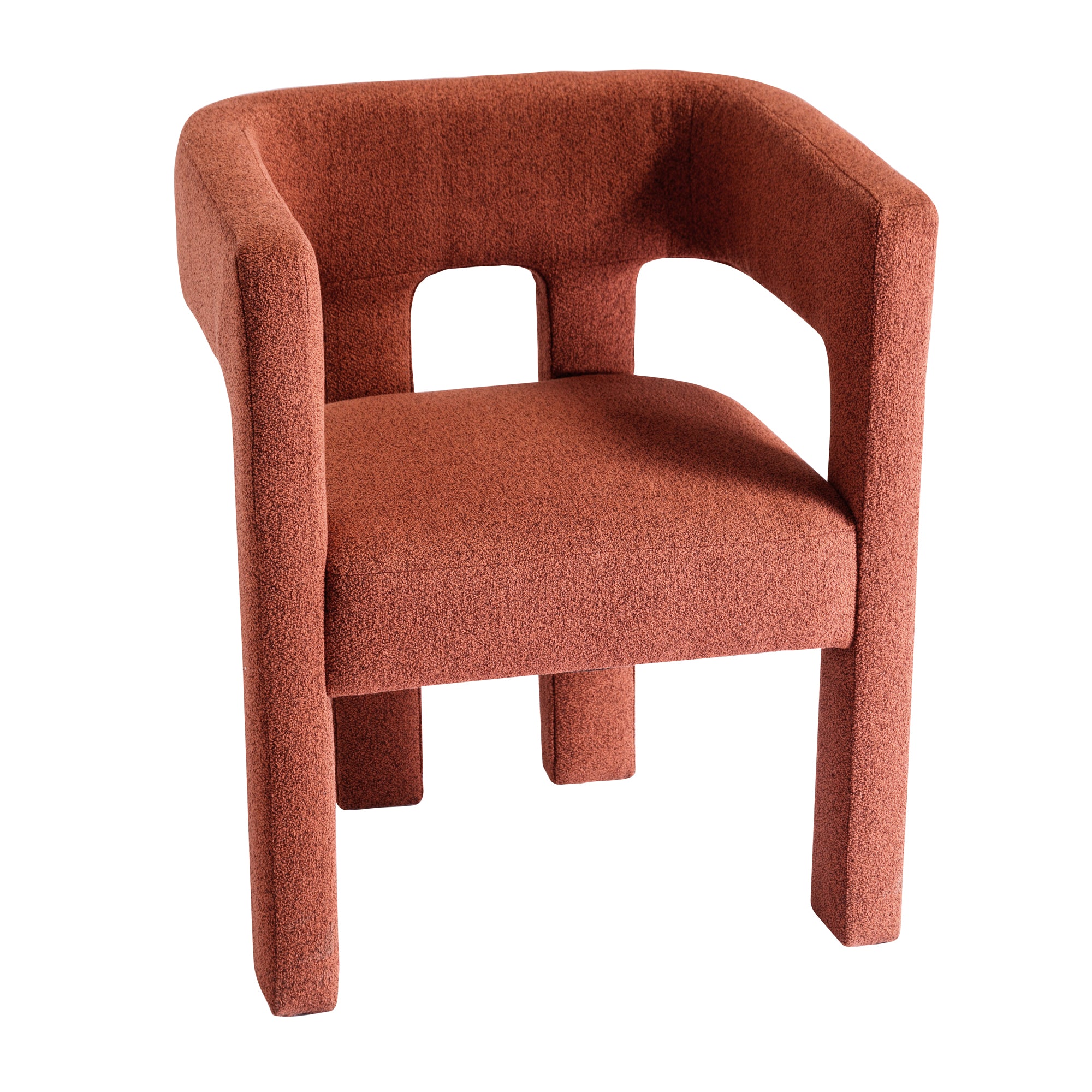 25" W Contemporary Designed Fabric Upholstered Accent Chair Dining Chair