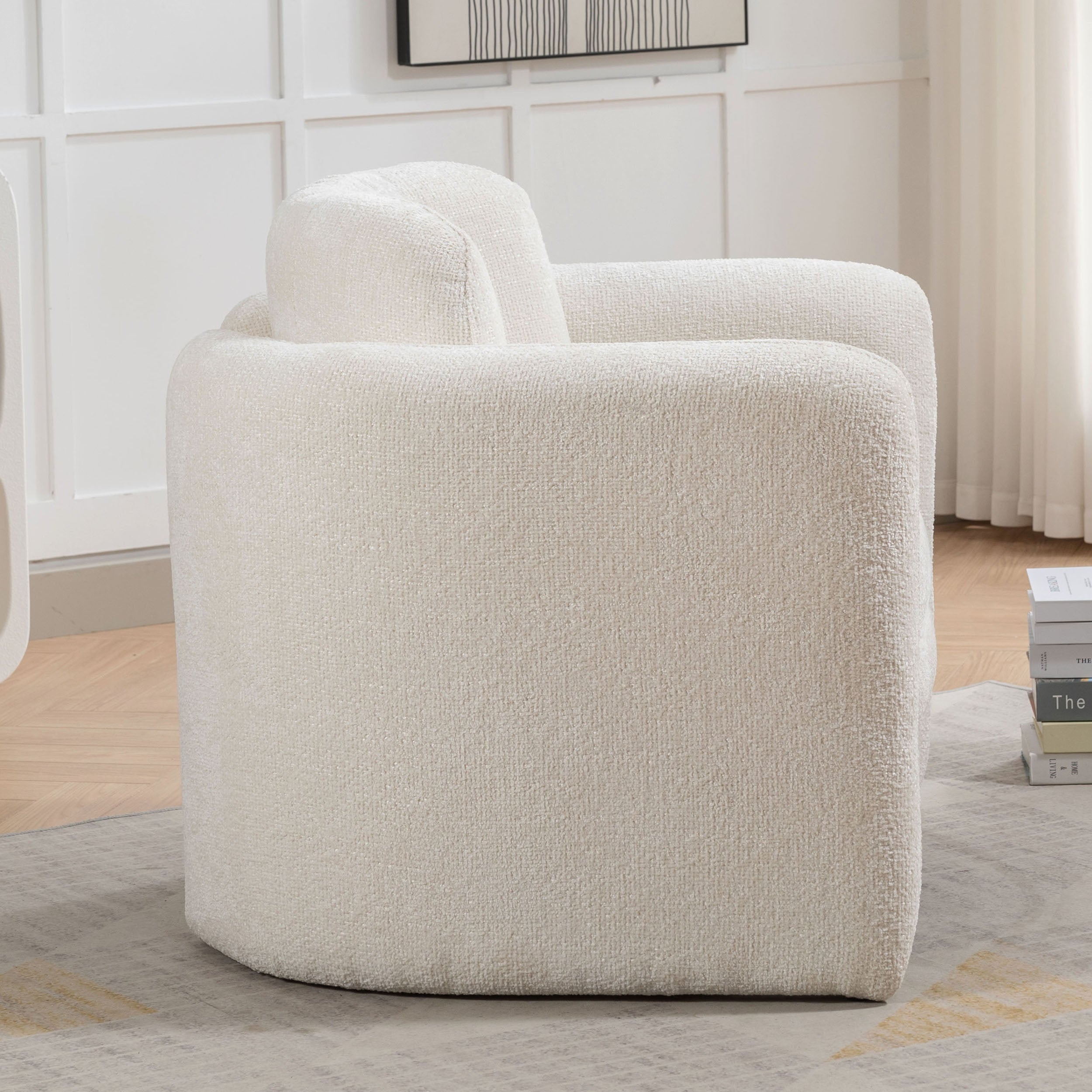 33" W Barrel Accent Chair Armchair
