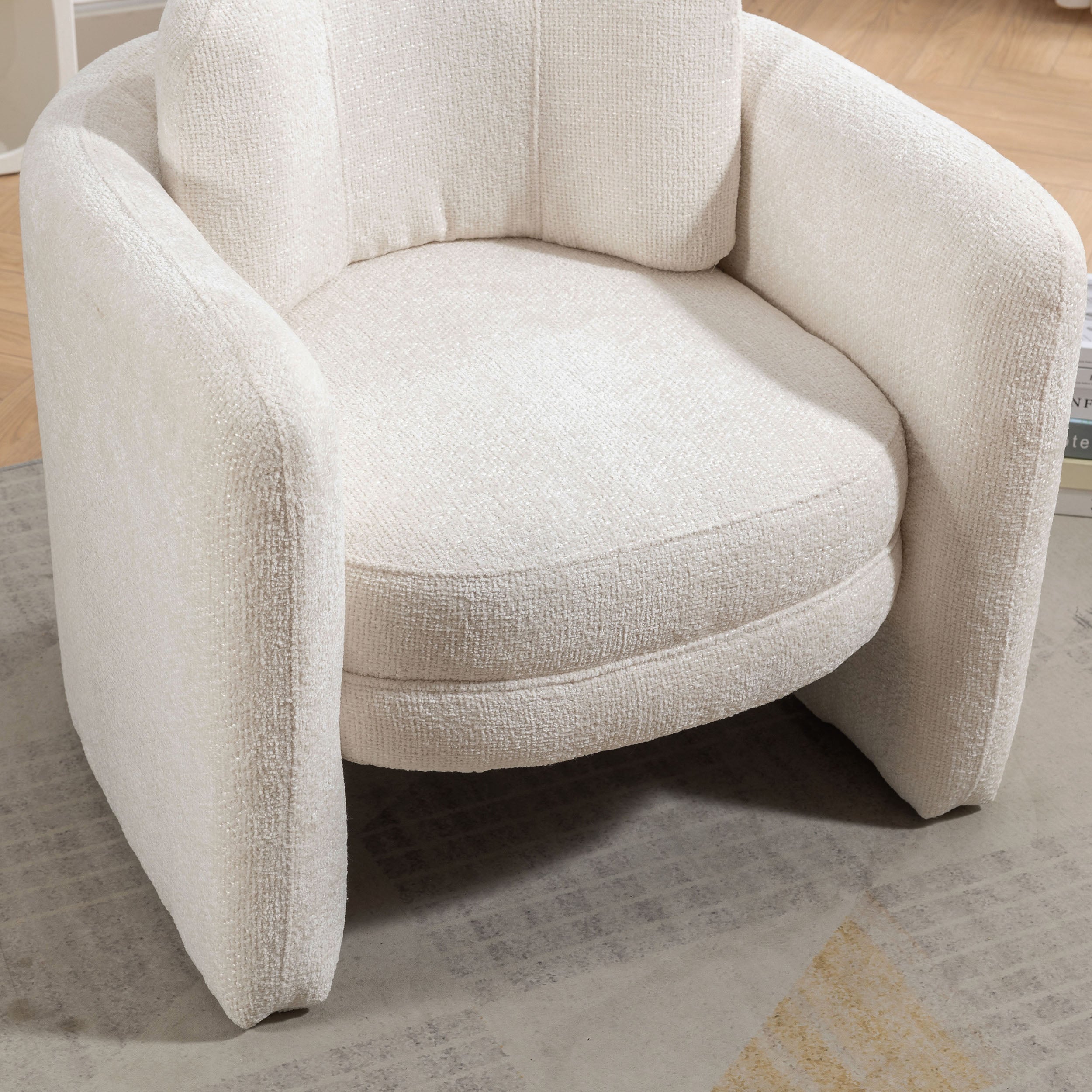 33" W Barrel Accent Chair Armchair
