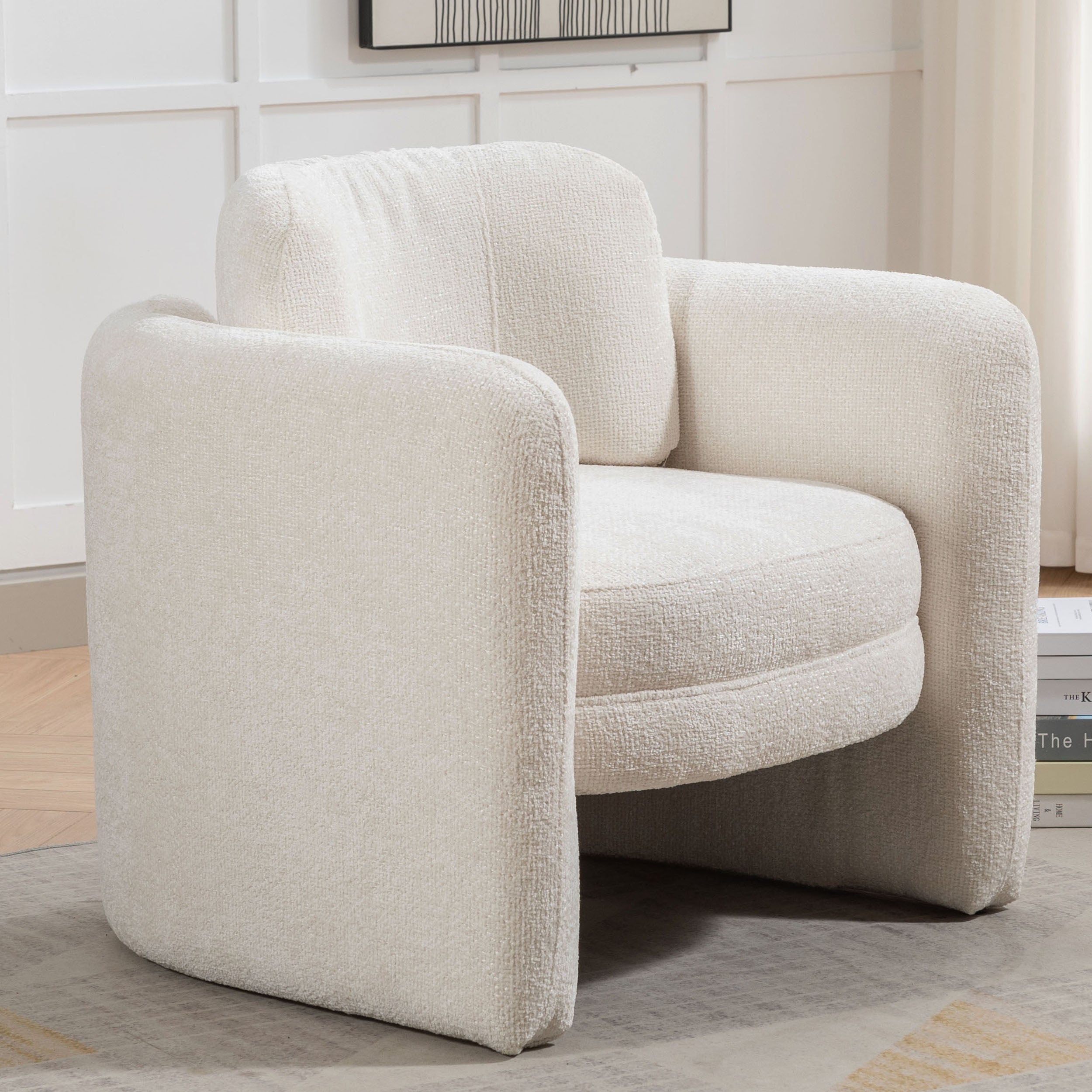 33" W Barrel Accent Chair Armchair