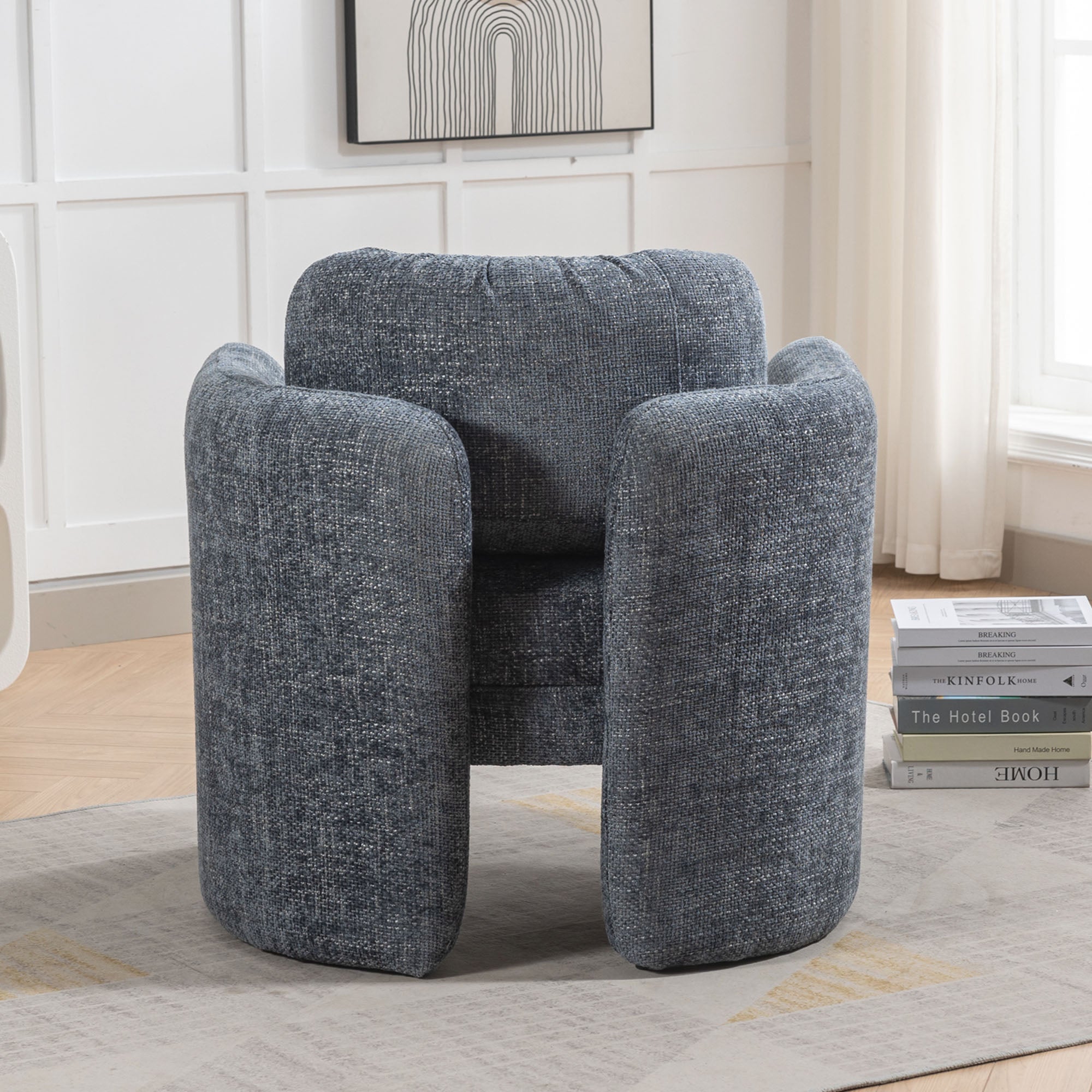 33" W Barrel Accent Chair Armchair