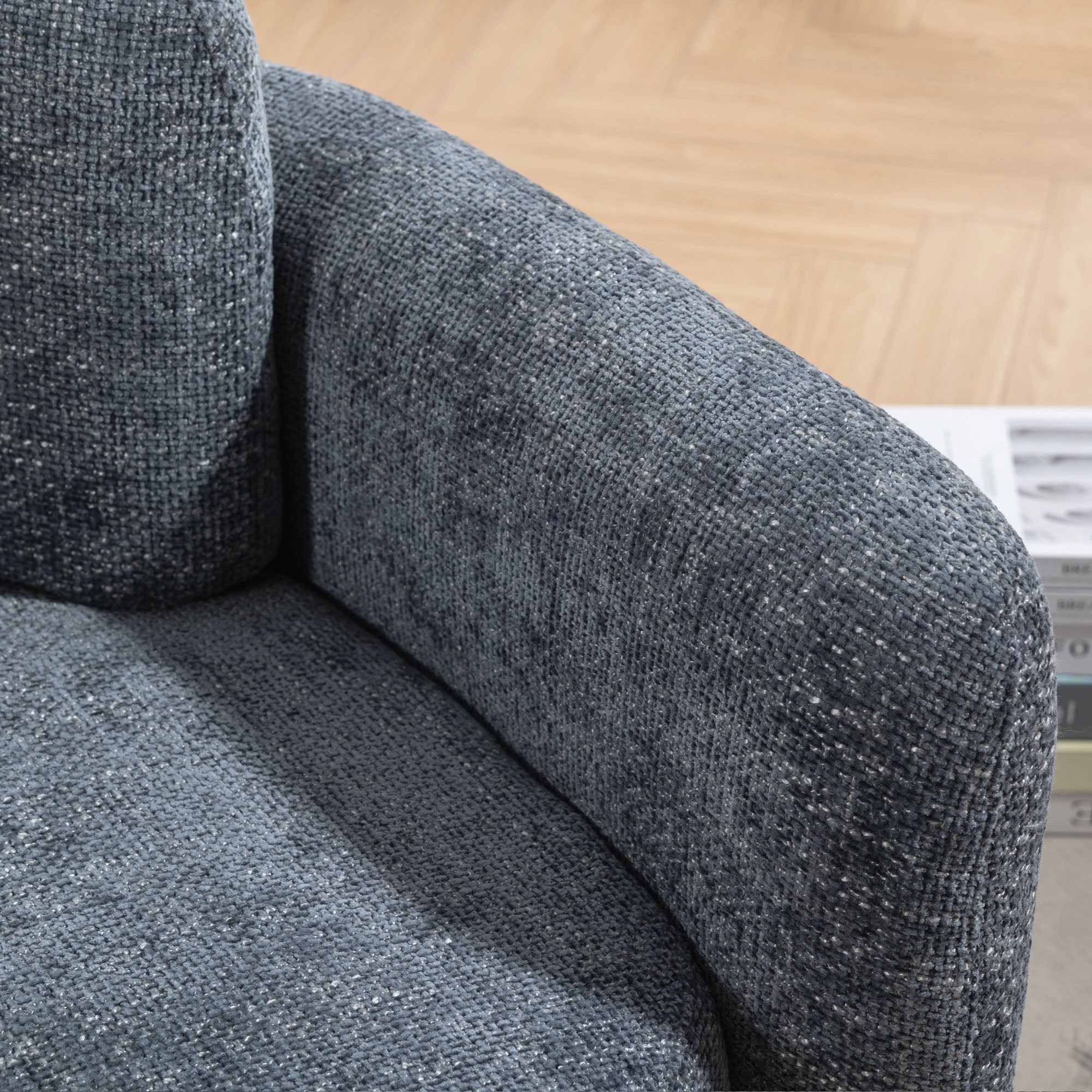 33" W Barrel Accent Chair Armchair