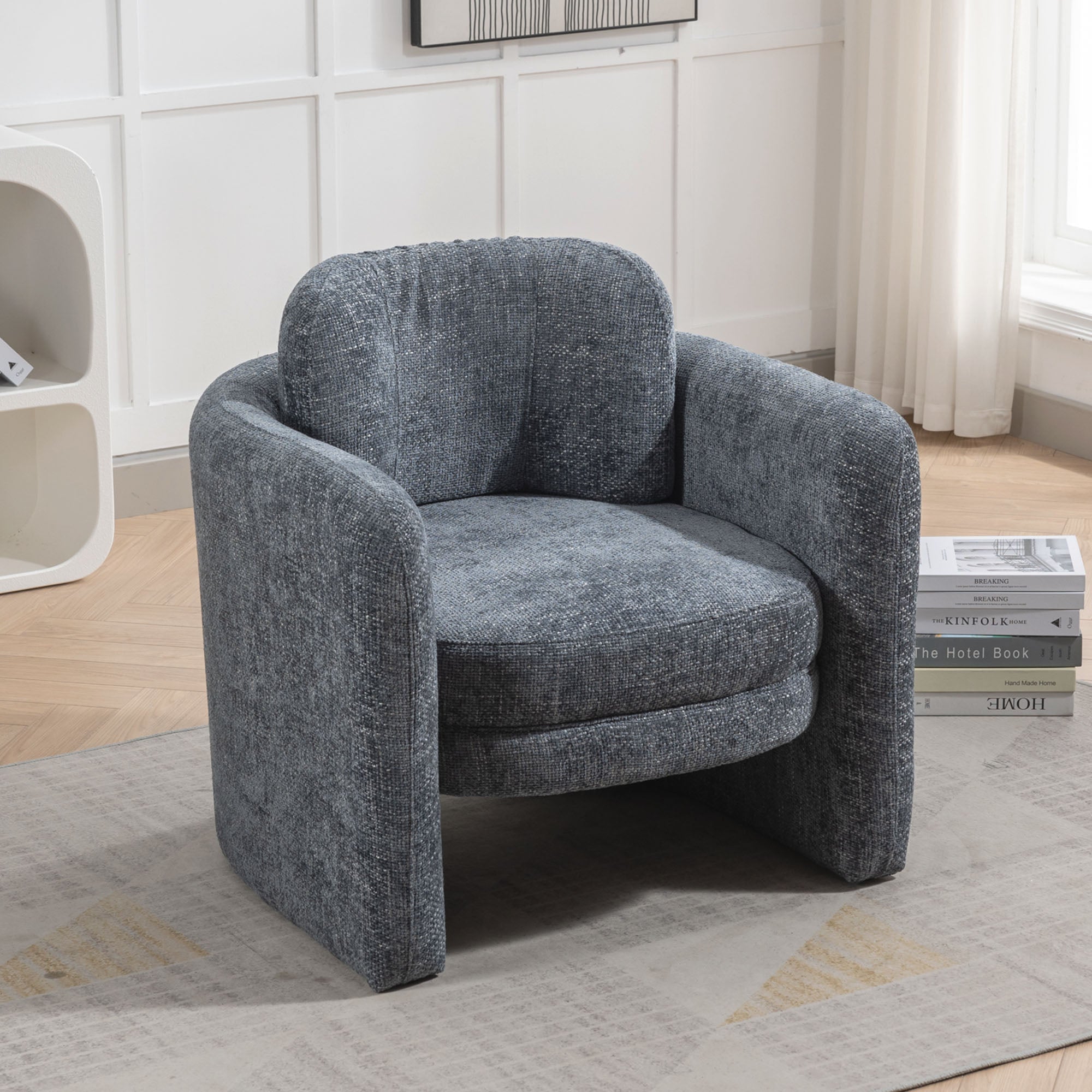 33" W Barrel Accent Chair Armchair