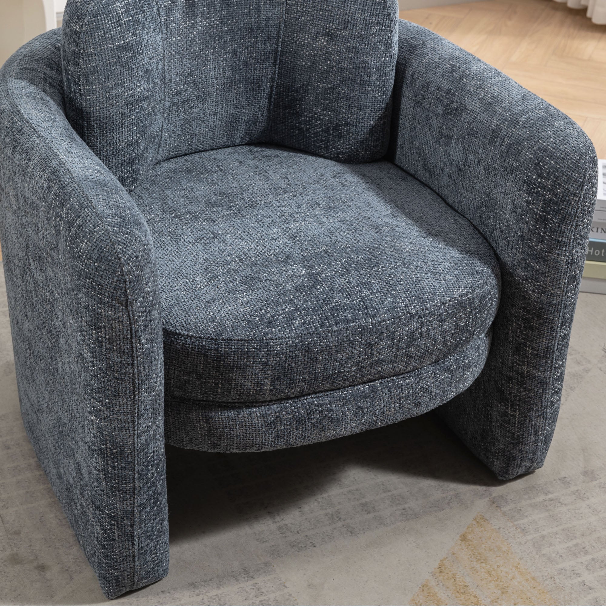 33" W Barrel Accent Chair Armchair