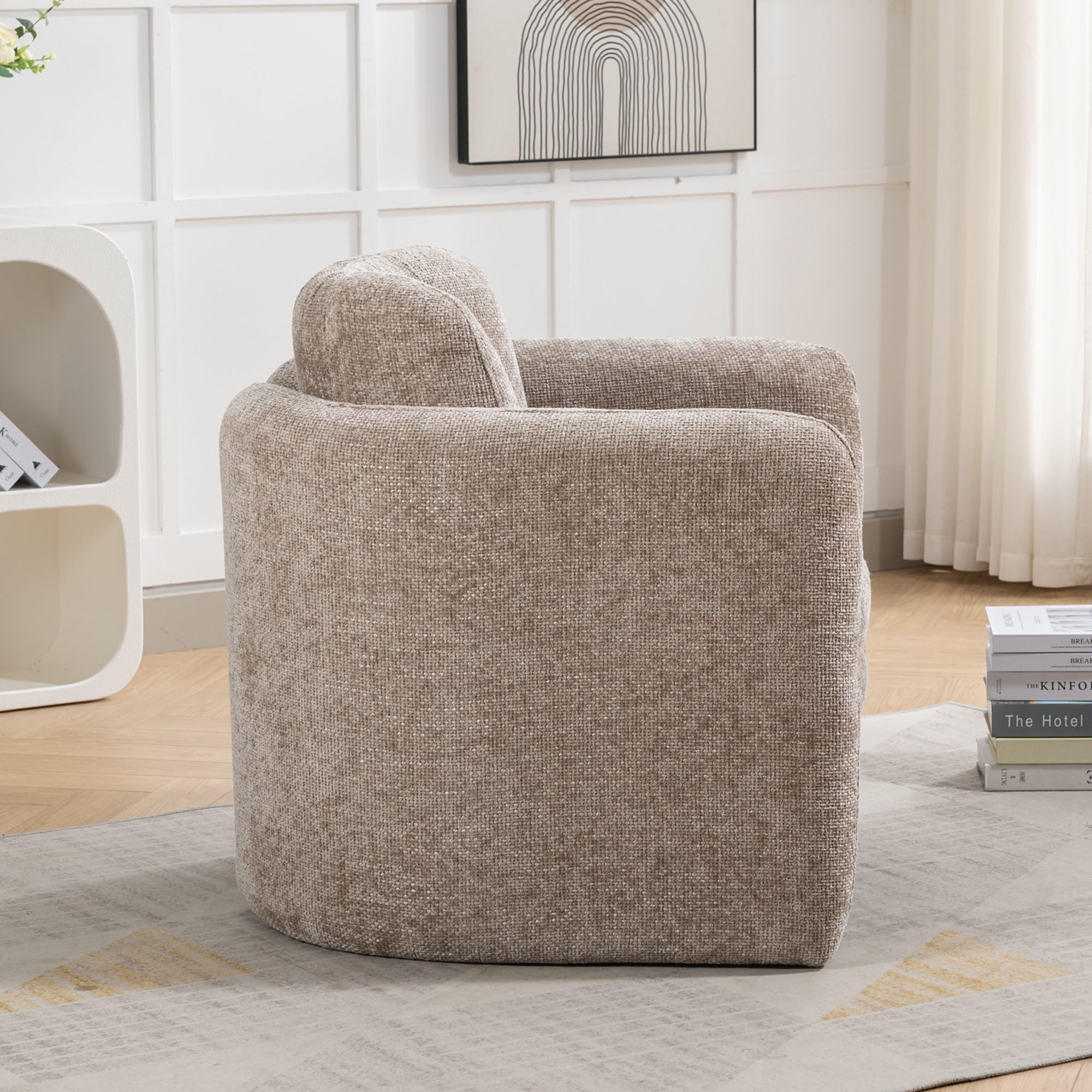 33" W Barrel Accent Chair Armchair