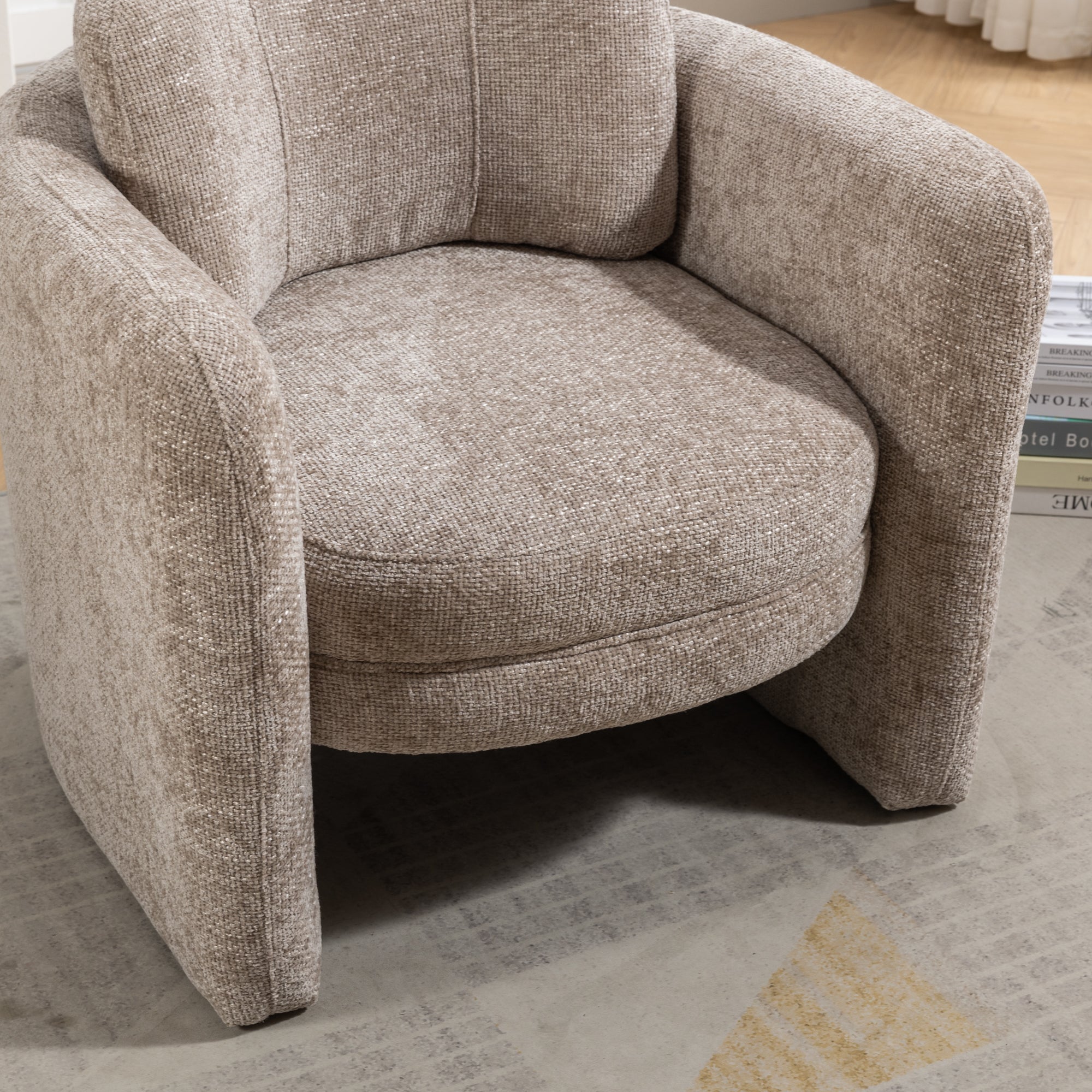 33" W Barrel Accent Chair Armchair