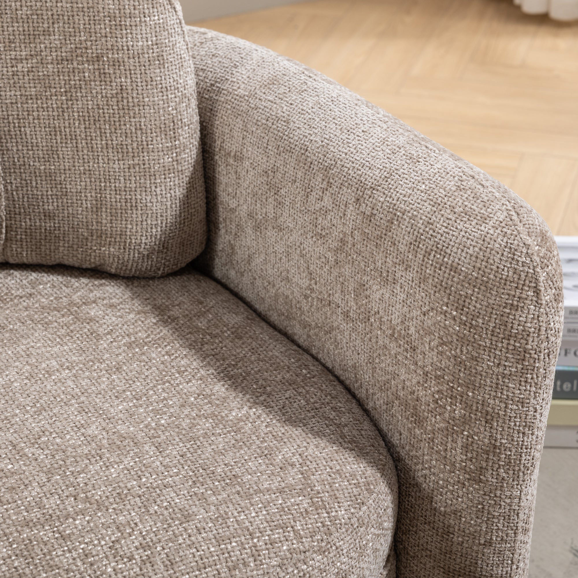 33" W Barrel Accent Chair Armchair
