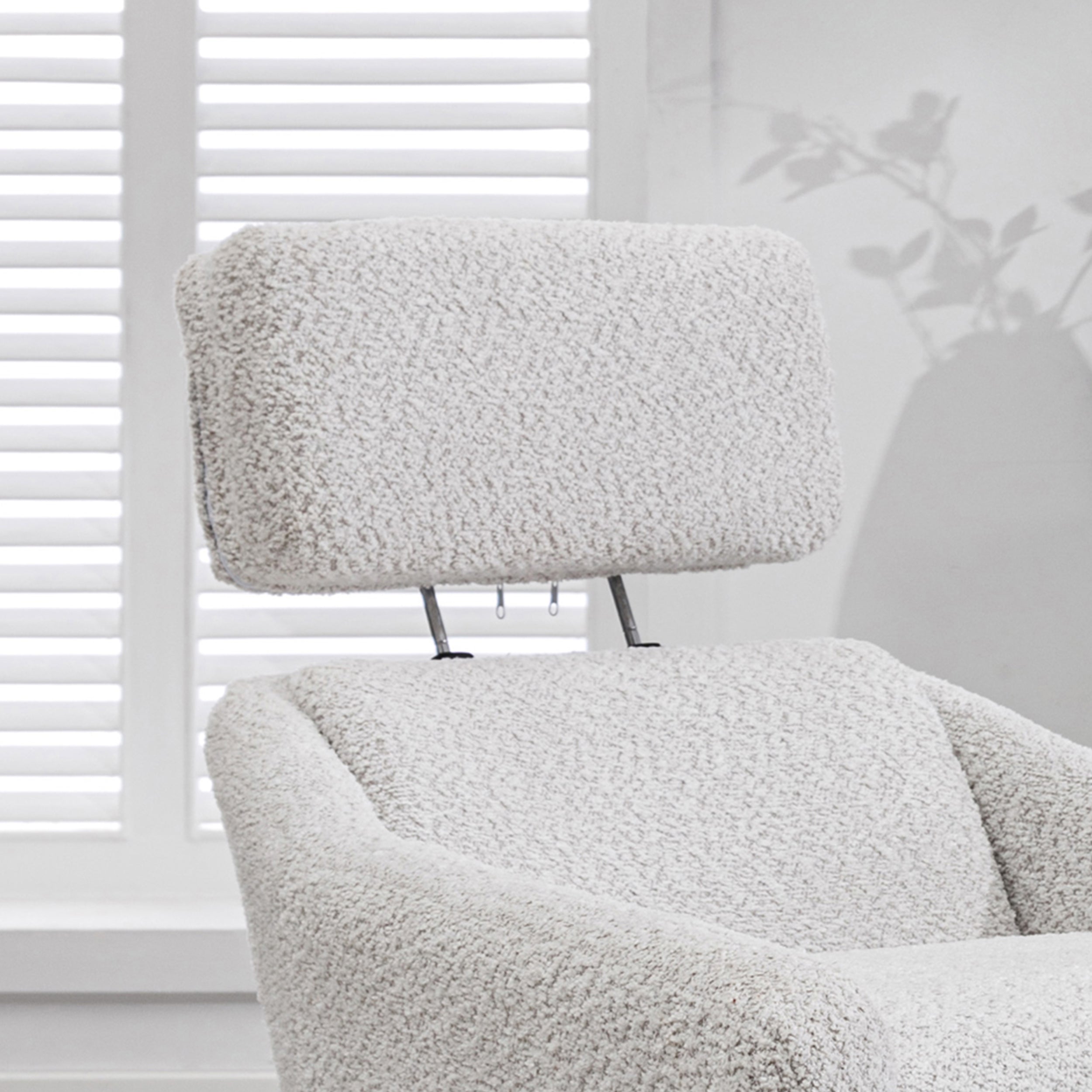 Swivel Armchair with Ottoman