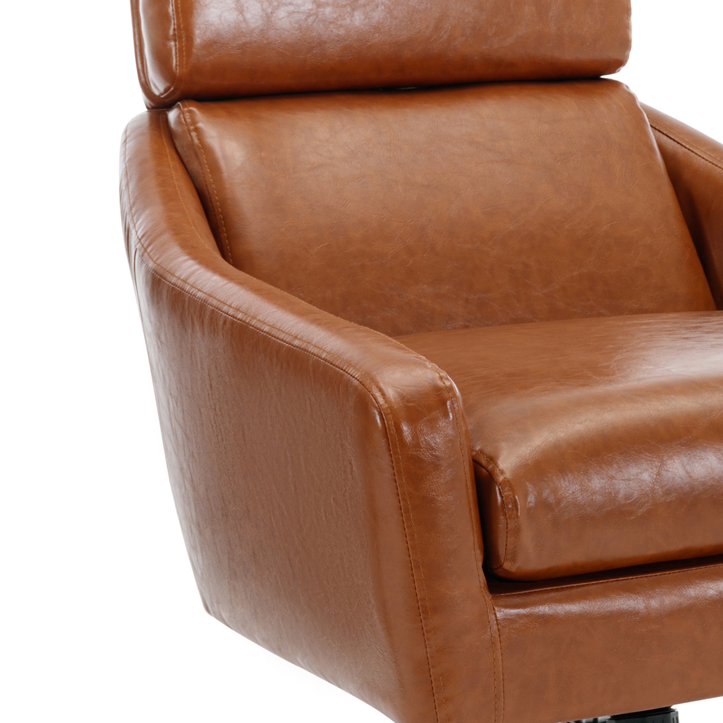 Swivel Armchair with Ottoman