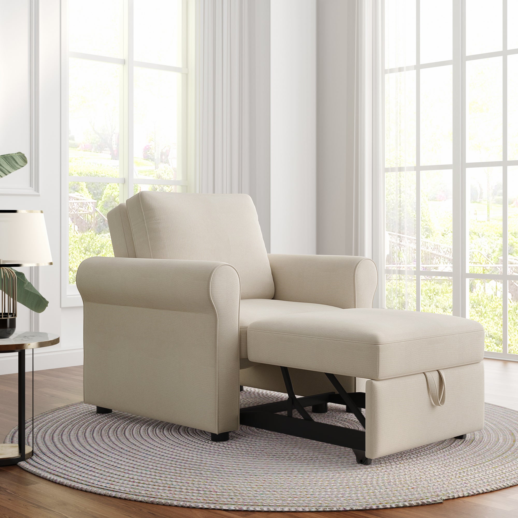 3-in-1 Sofa Bed Chair Convertible Sleeper Chair