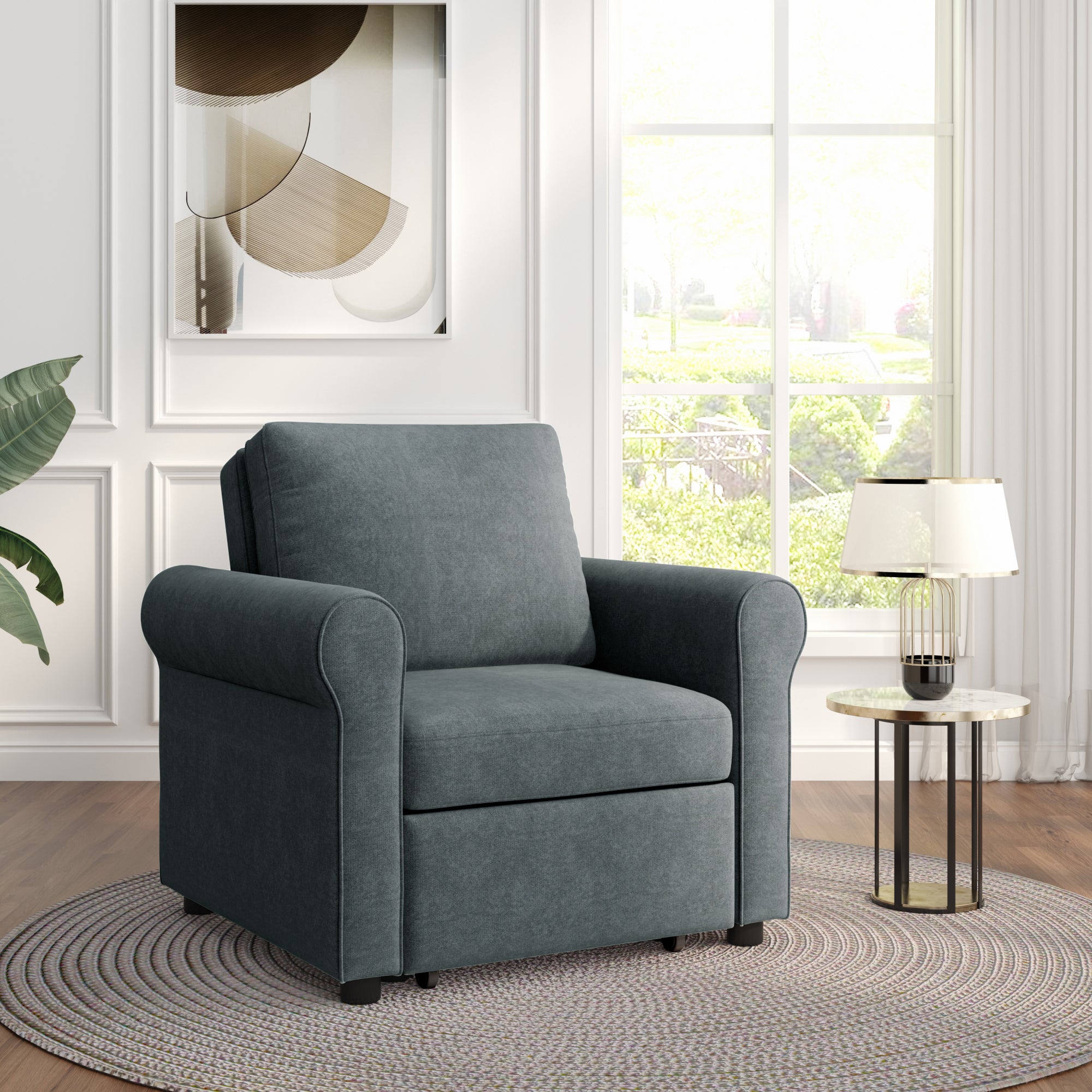 3-in-1 Sofa Bed Chair Convertible Sleeper Chair