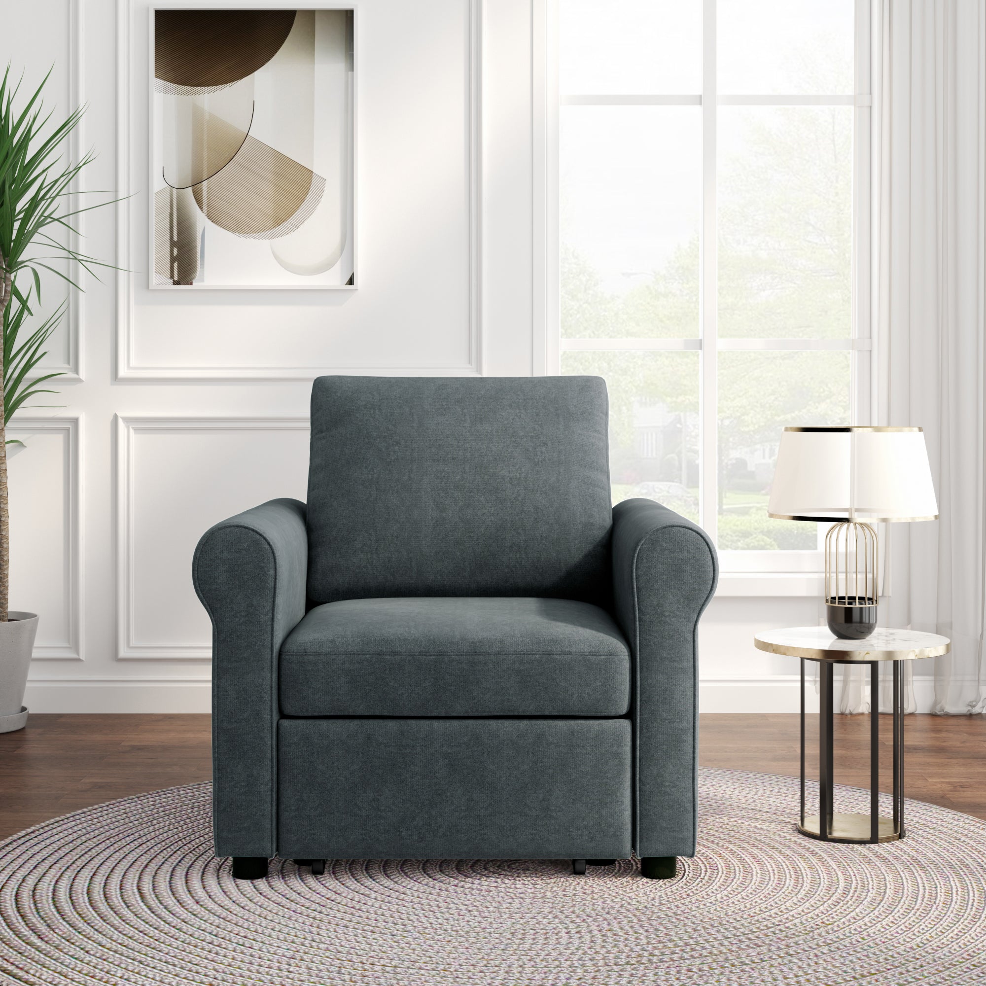 3-in-1 Sofa Bed Chair Convertible Sleeper Chair