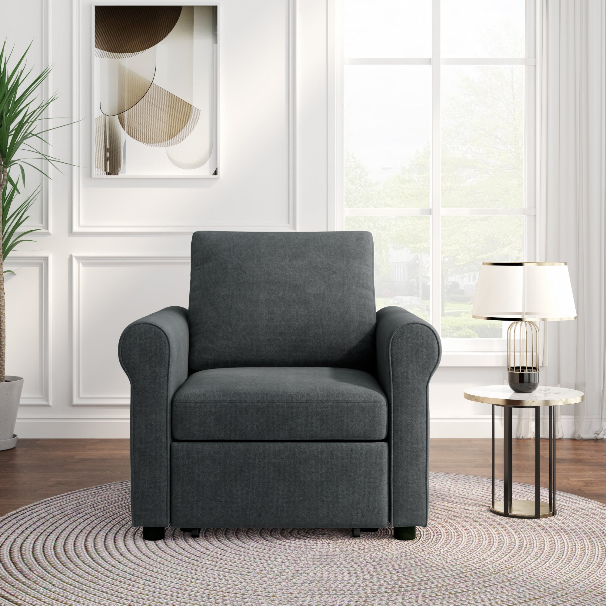 3-in-1 Sofa Bed Chair Convertible Sleeper Chair