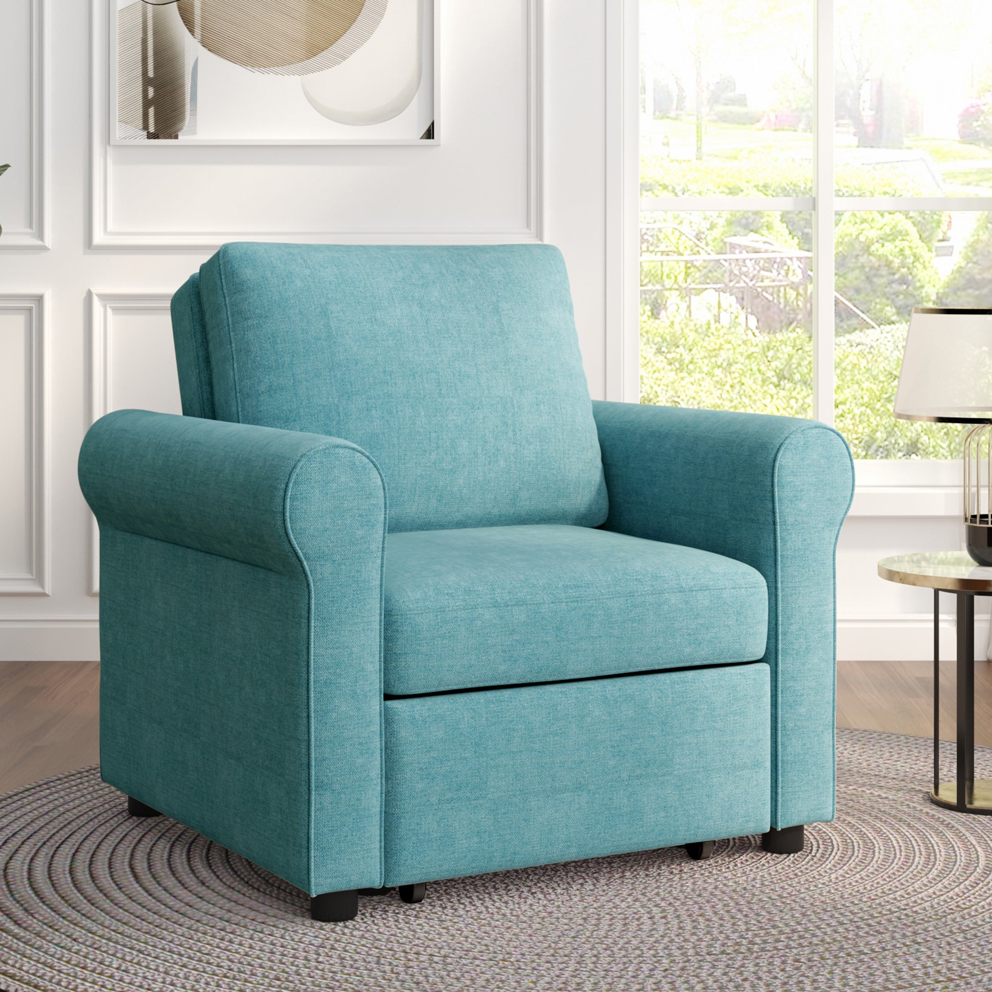 3-in-1 Sofa Bed Chair Convertible Sleeper Chair