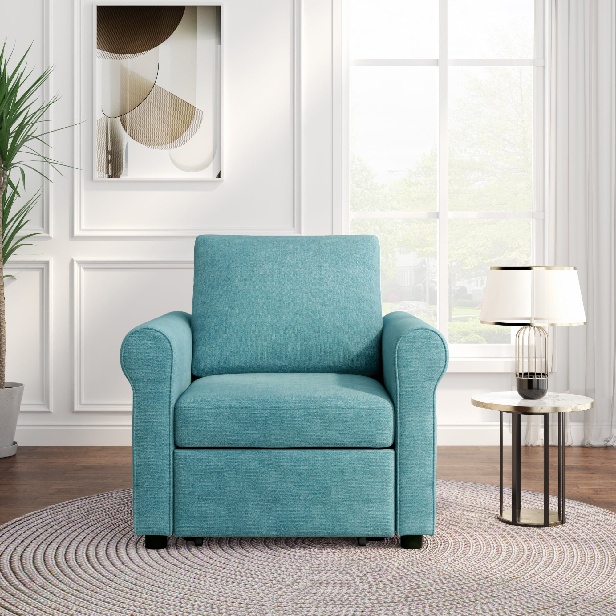 3-in-1 Sofa Bed Chair Convertible Sleeper Chair