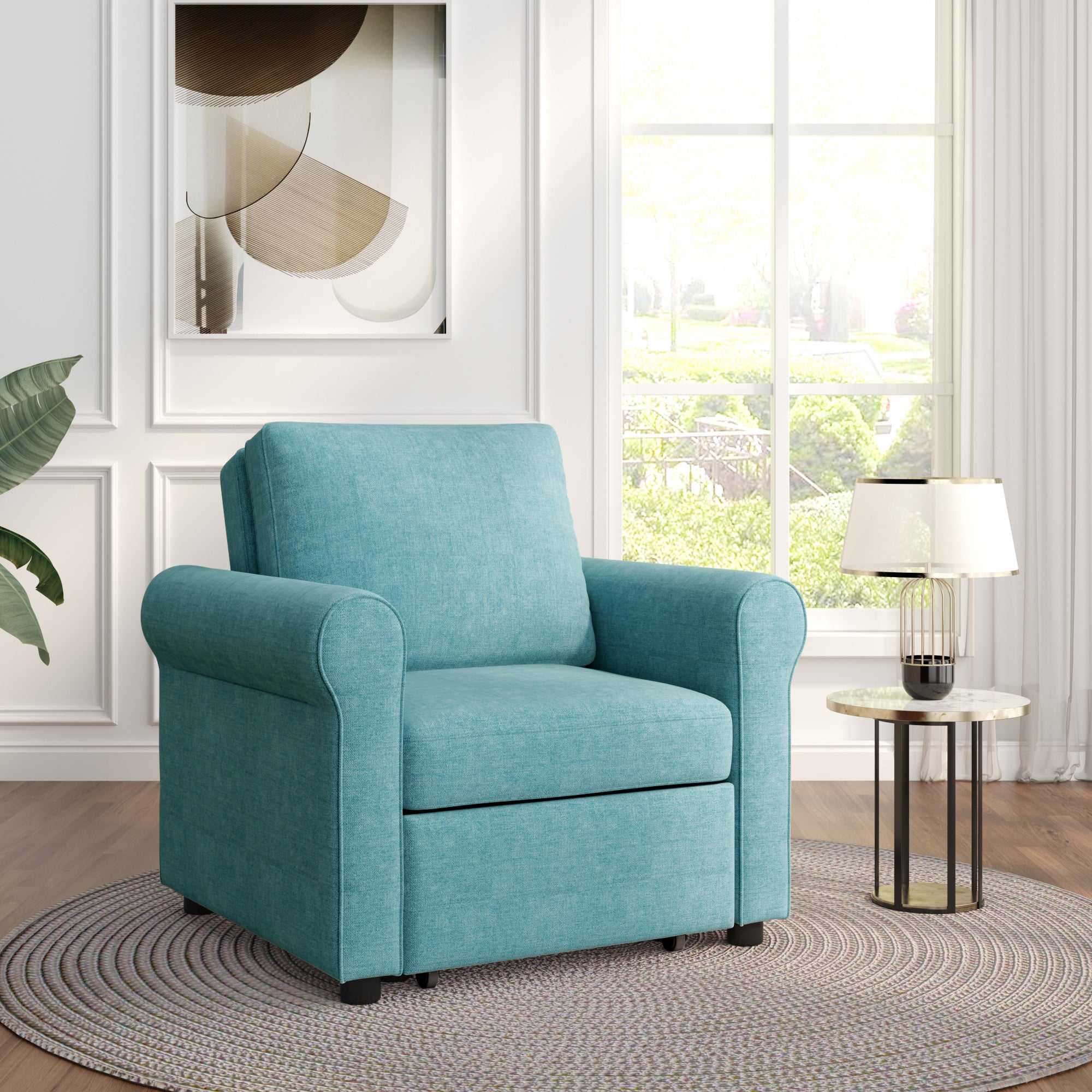 3-in-1 Sofa Bed Chair Convertible Sleeper Chair