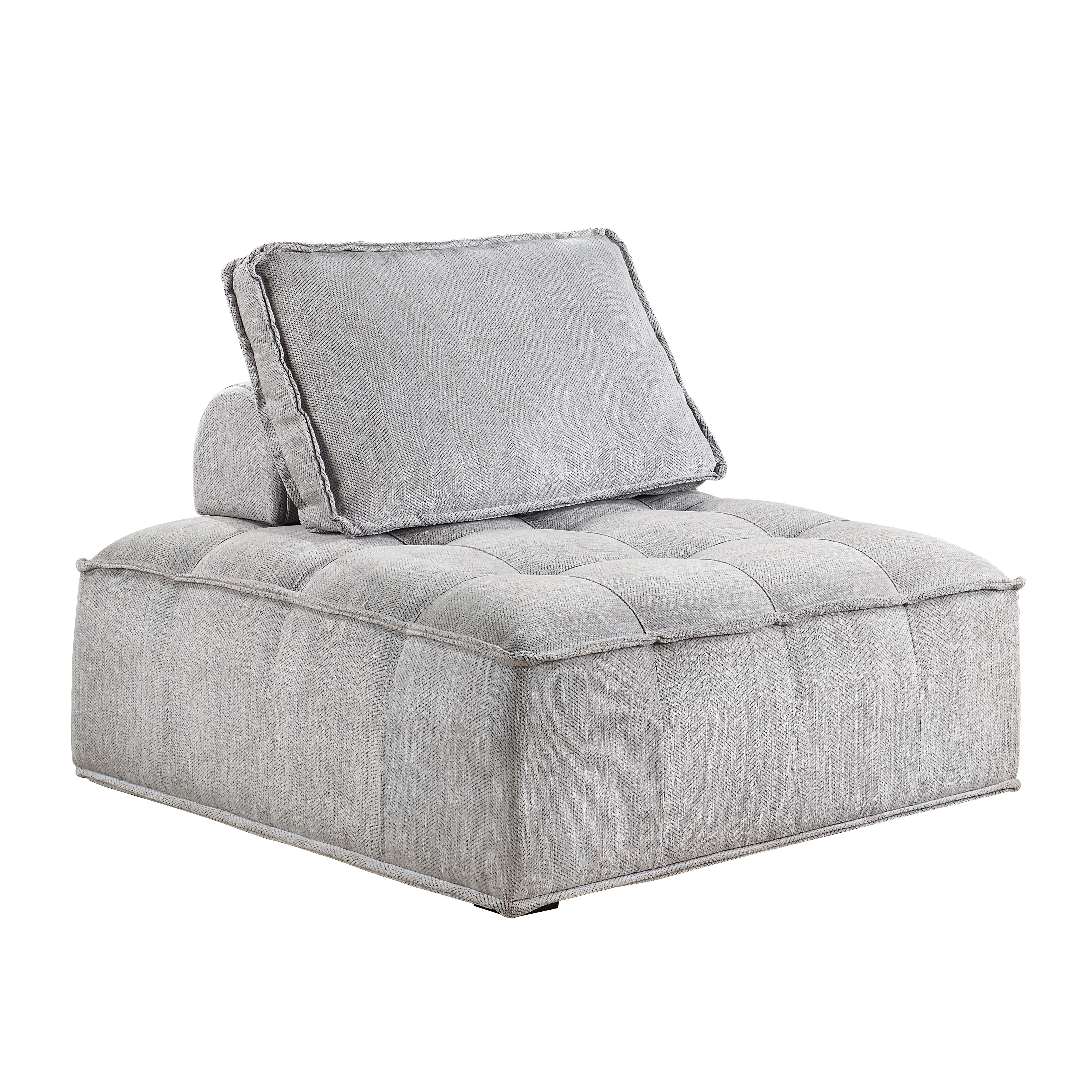 41 inch Upholstered Seating Armless Accent Chair