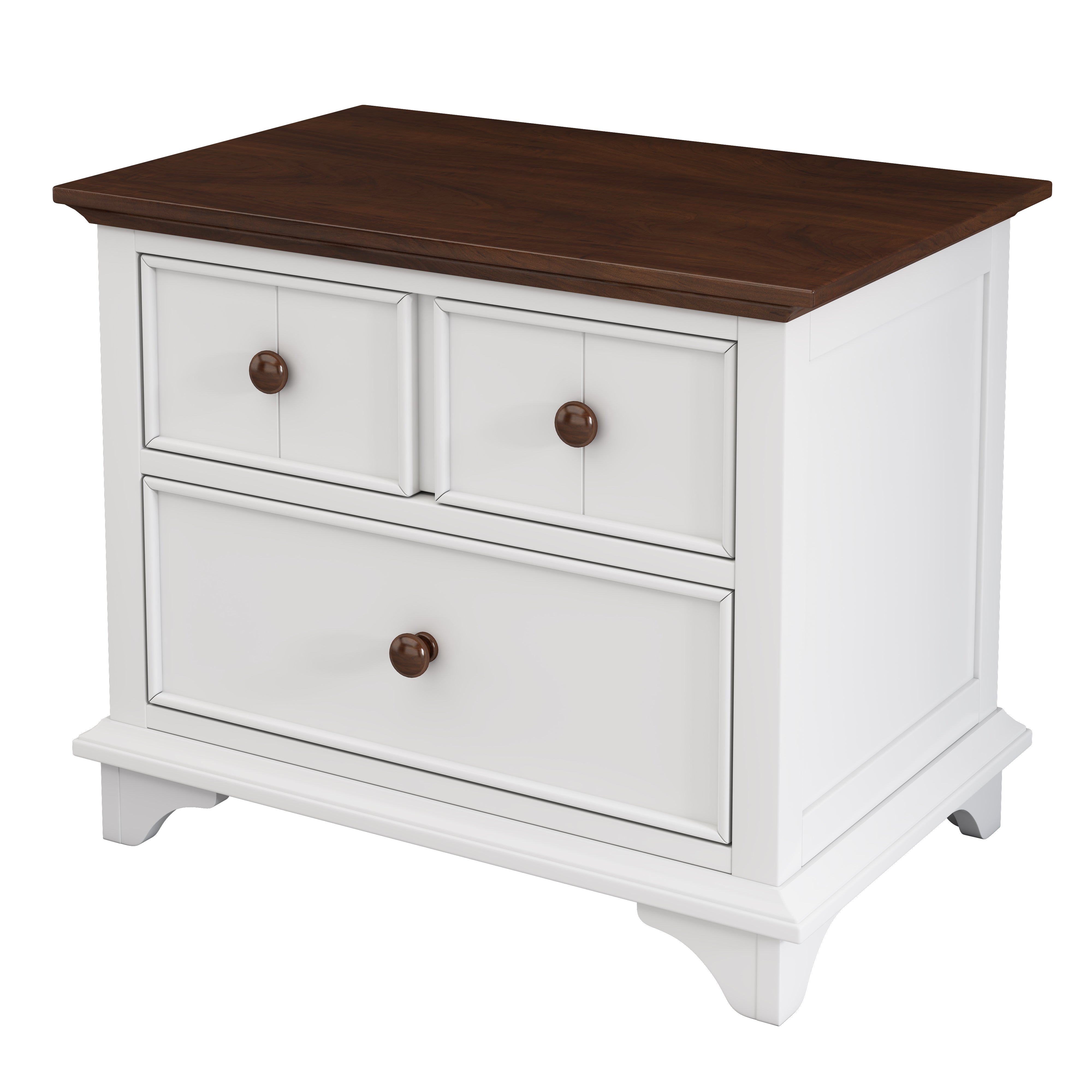 2 Pieces Wooden Captain Bedroom Set with Trundle and Nightstand