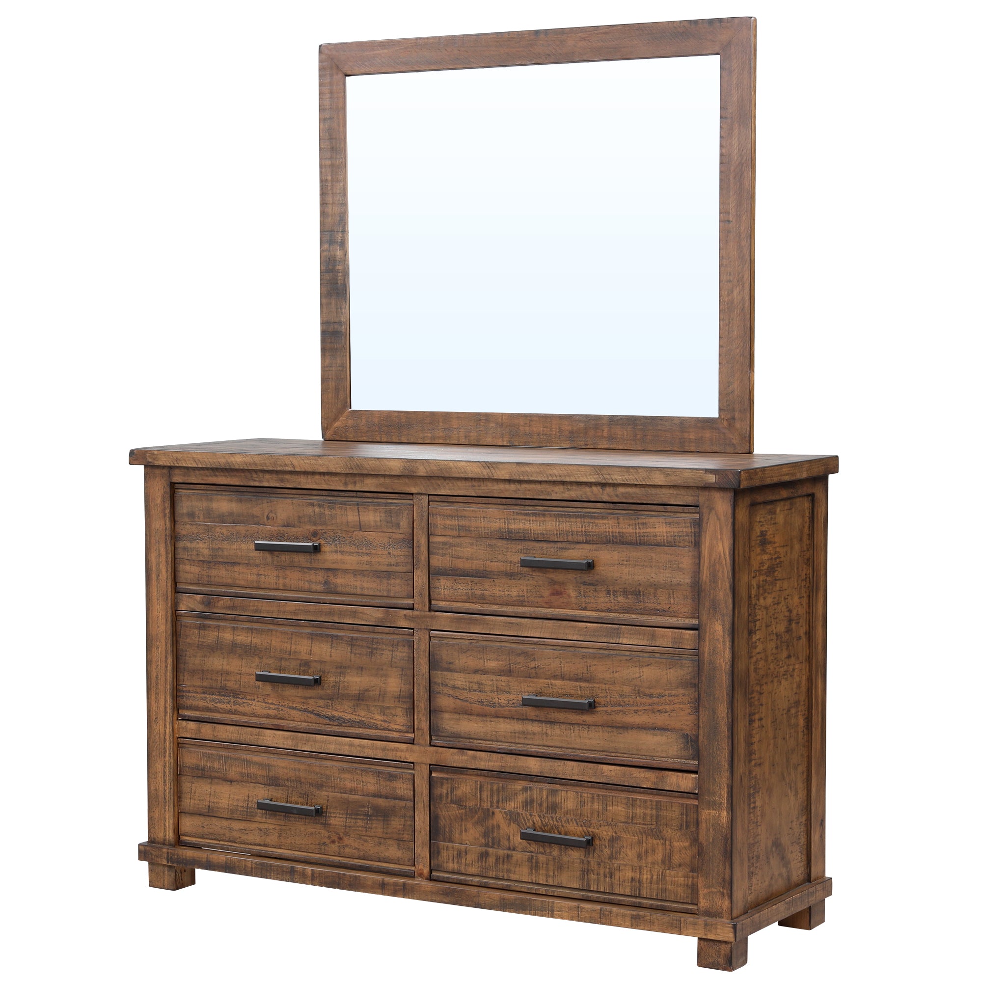 Queen Solid Wood Frame 6 Pieces Storage Bedroom Sets