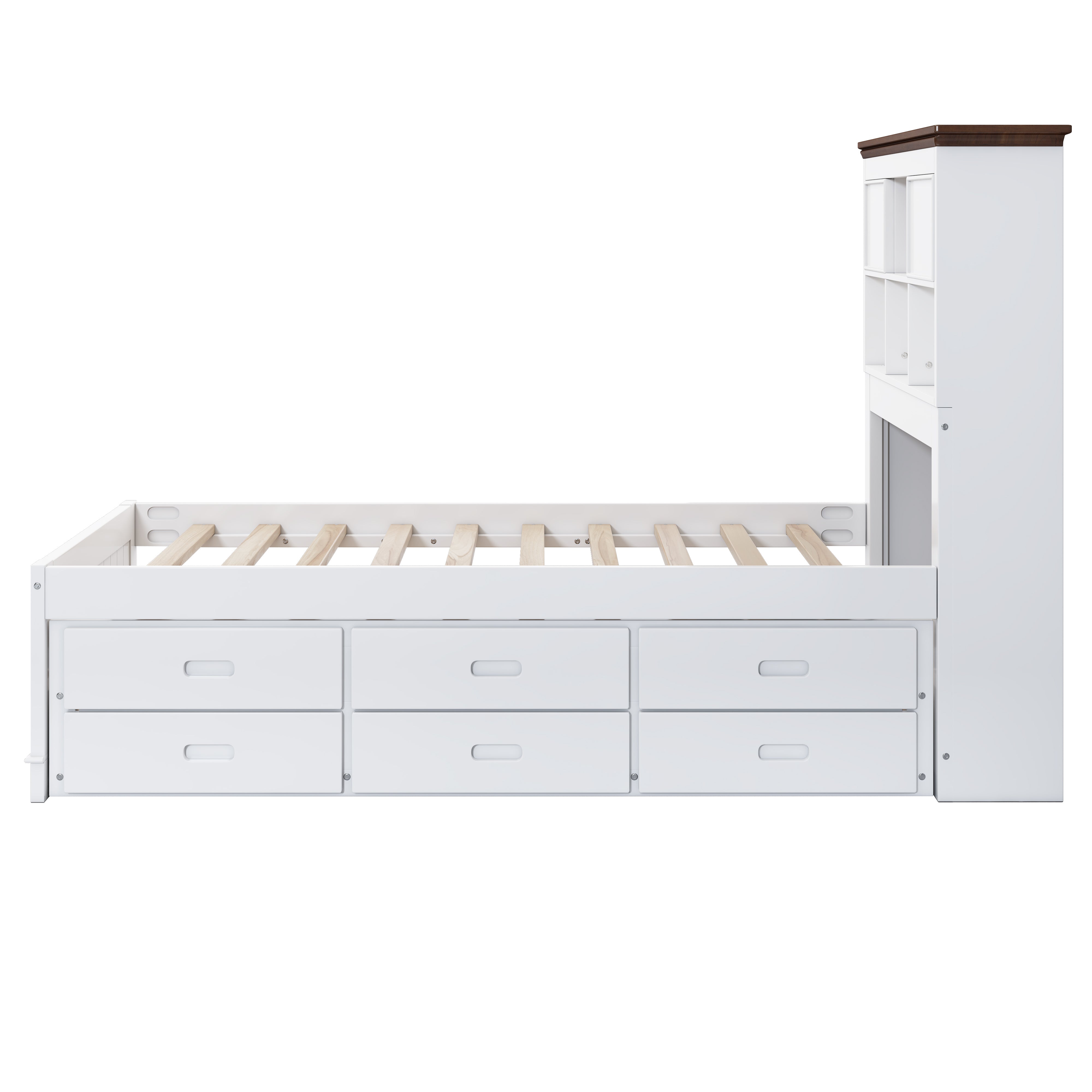 3 Pieces Wood Frame Bedroom Set