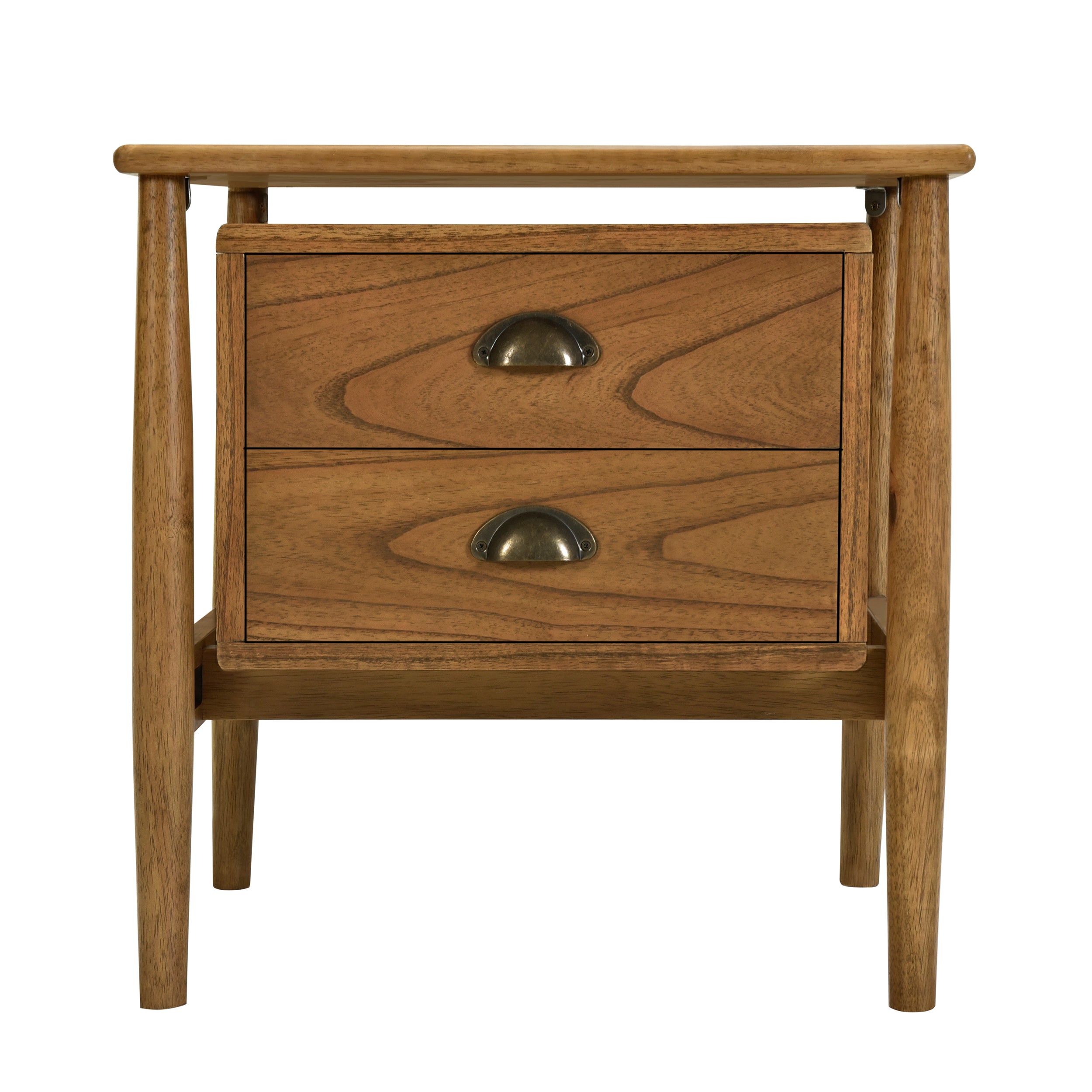 Queen Walnut Frame Bedroom Sets with Bookshelf