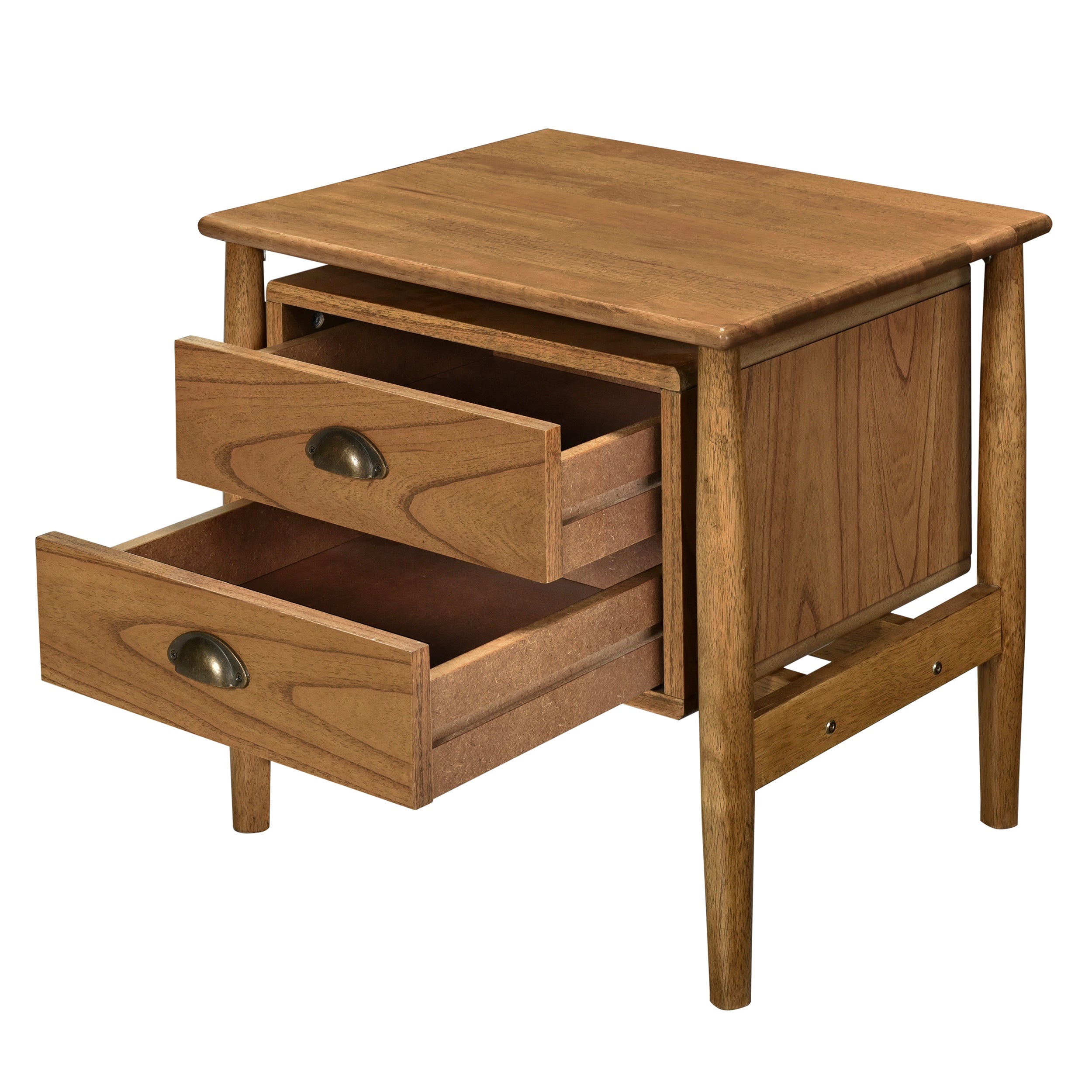 Queen Walnut Frame Bedroom Sets with Bookshelf