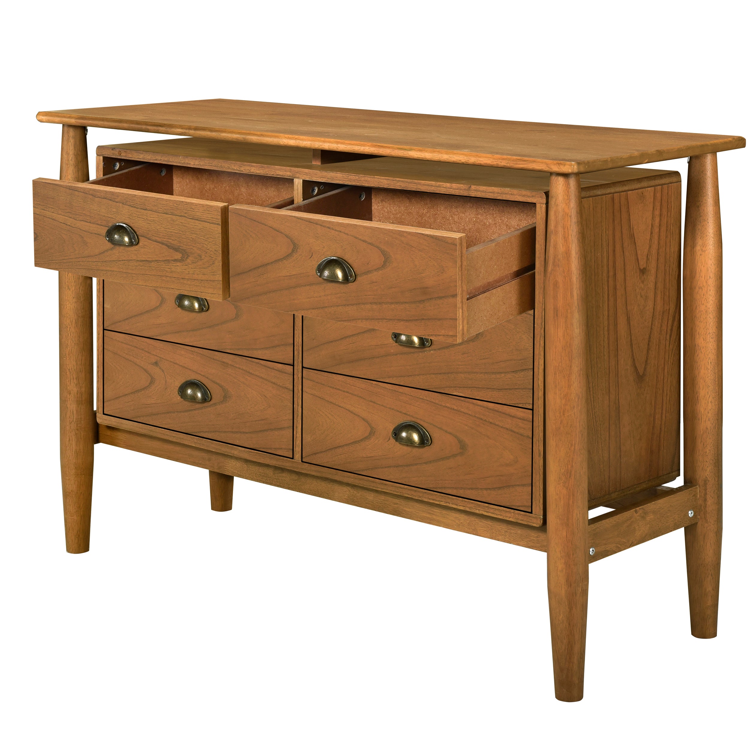 Queen Walnut Frame Bedroom Sets with Bookshelf