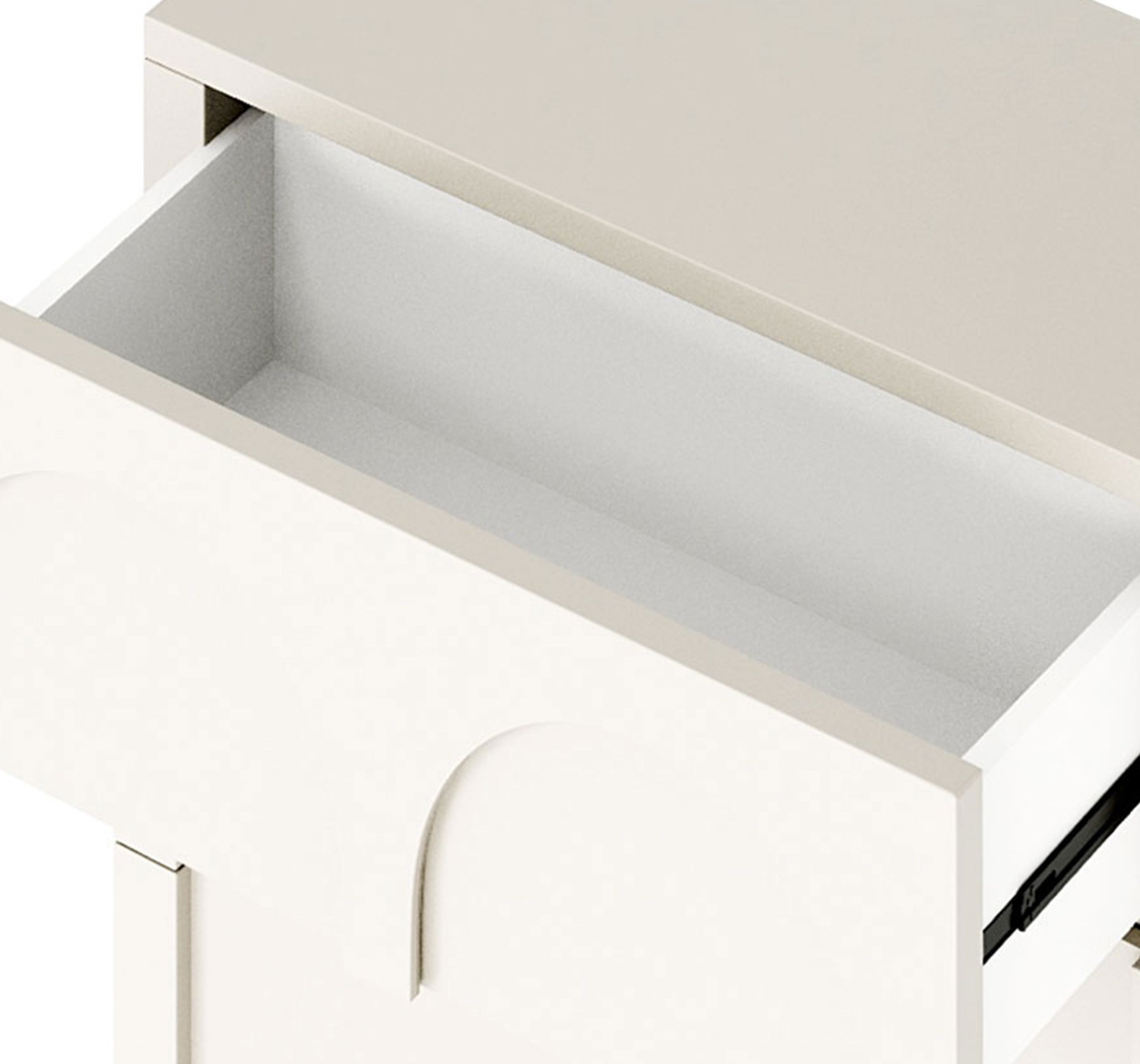 27.6 in. W 3-Drawer Solid Wood and MDF Chest in White