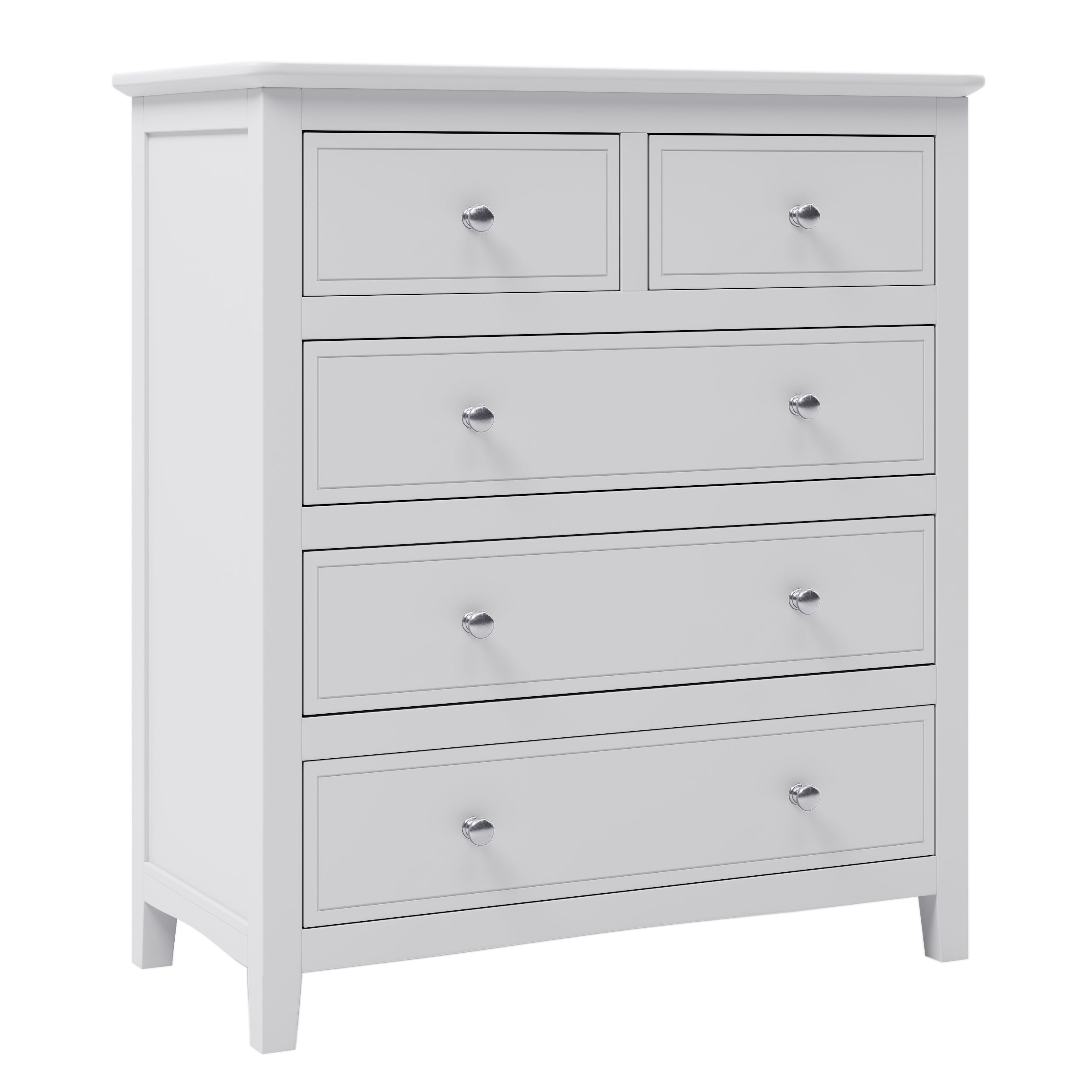 32.6"L 5-Drawer Solid Wood Chest