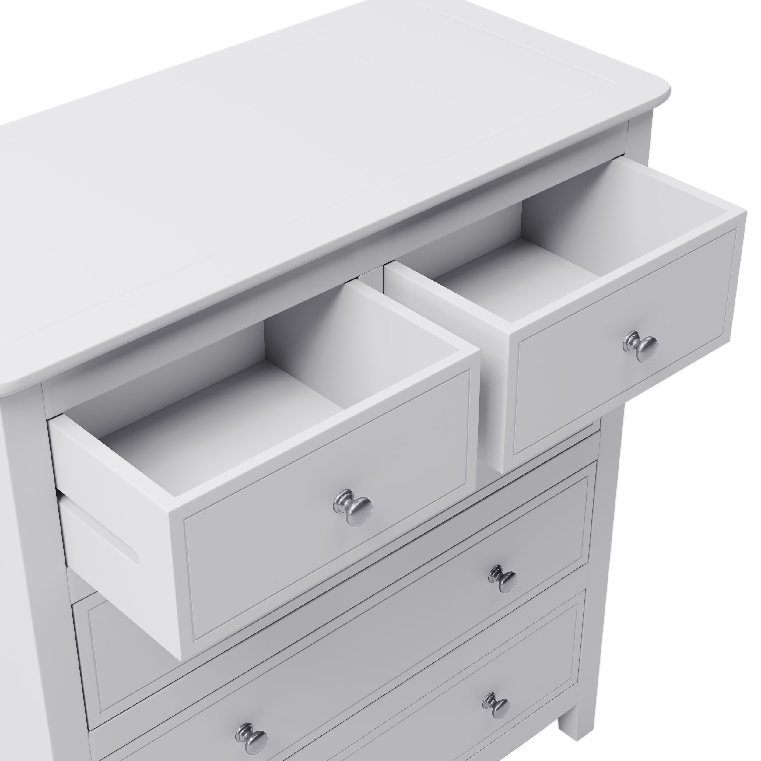 32.6"L 5-Drawer Solid Wood Chest
