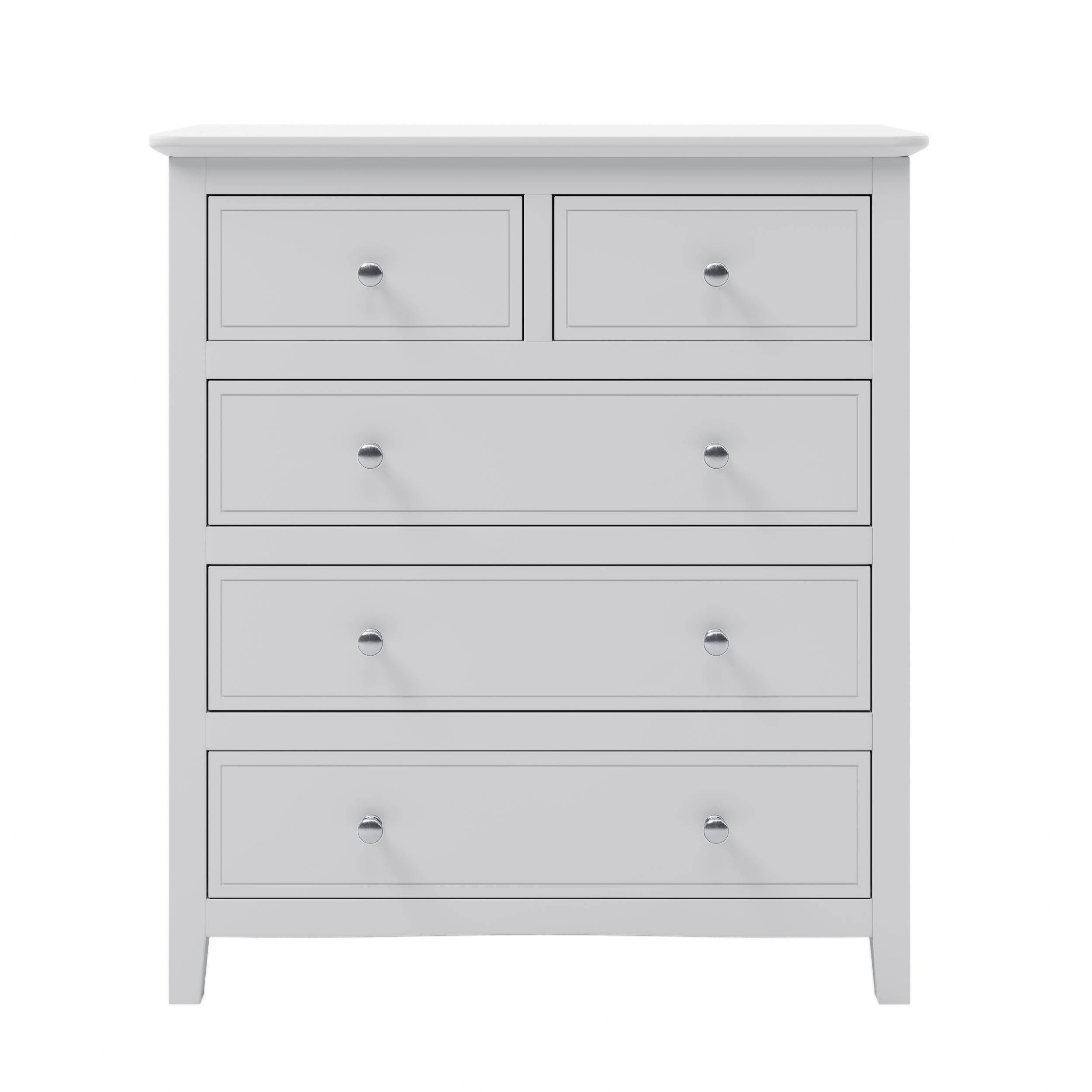 32.6"L 5-Drawer Solid Wood Chest
