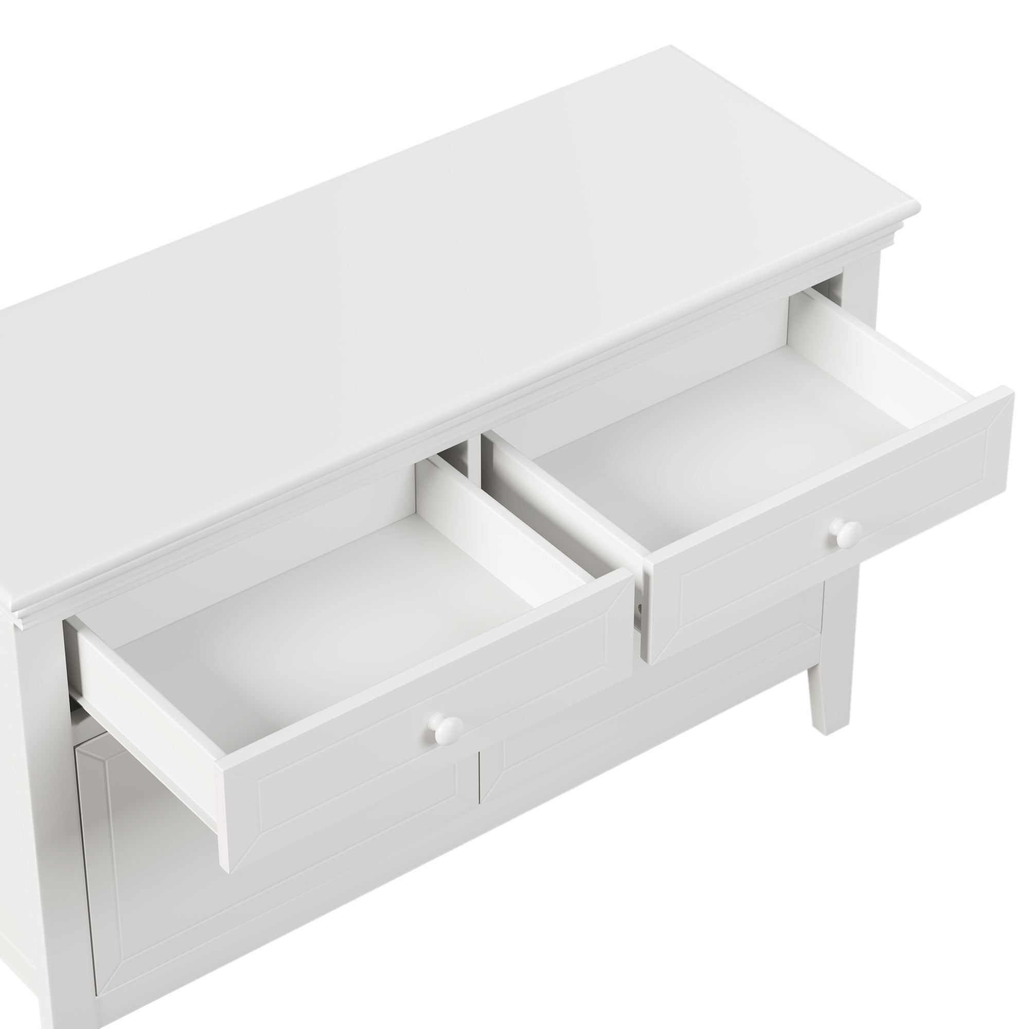 46" 2-Drawer Solid Wood with Ample Storage Space