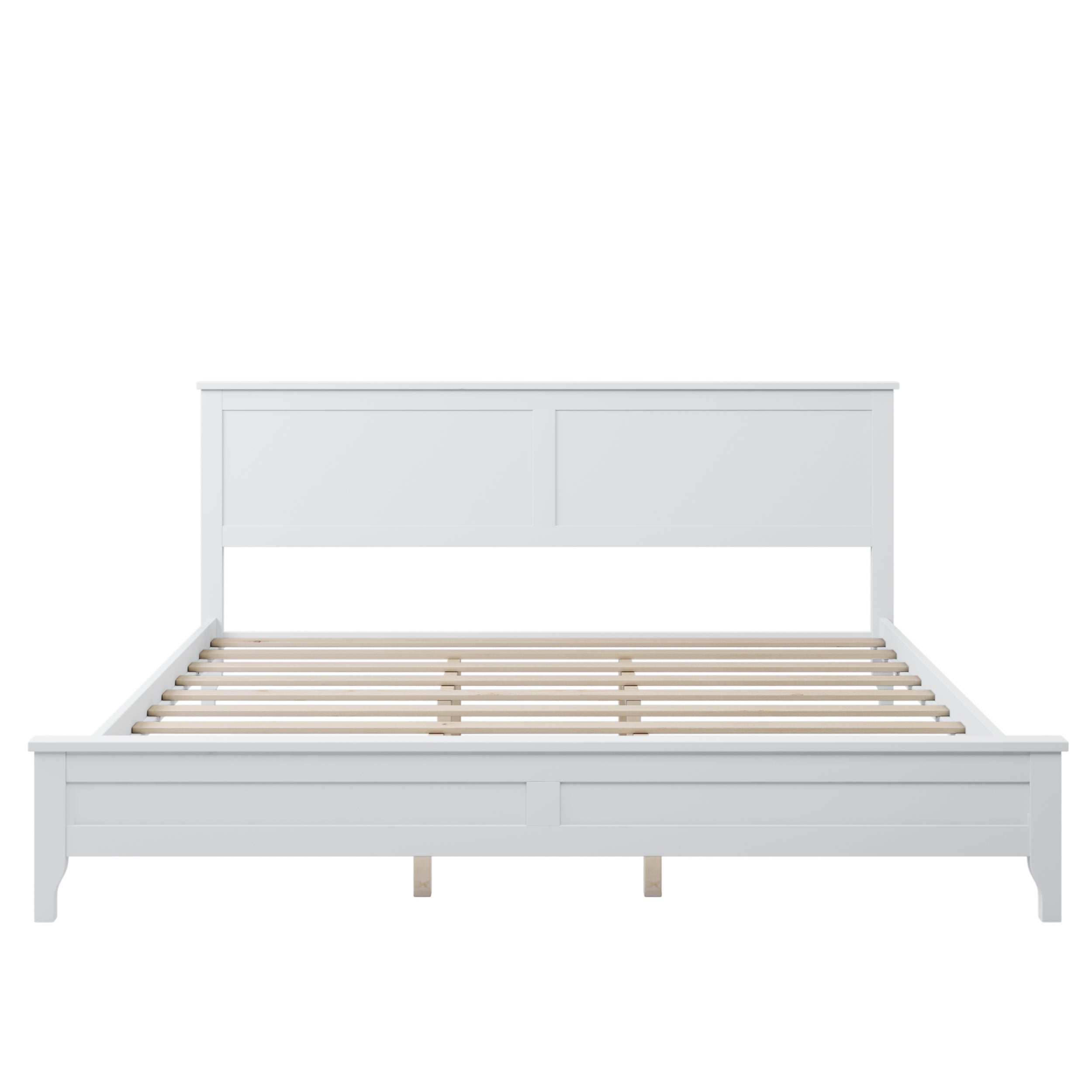 Queen/King/Twin Solid Wood Platform Bed
