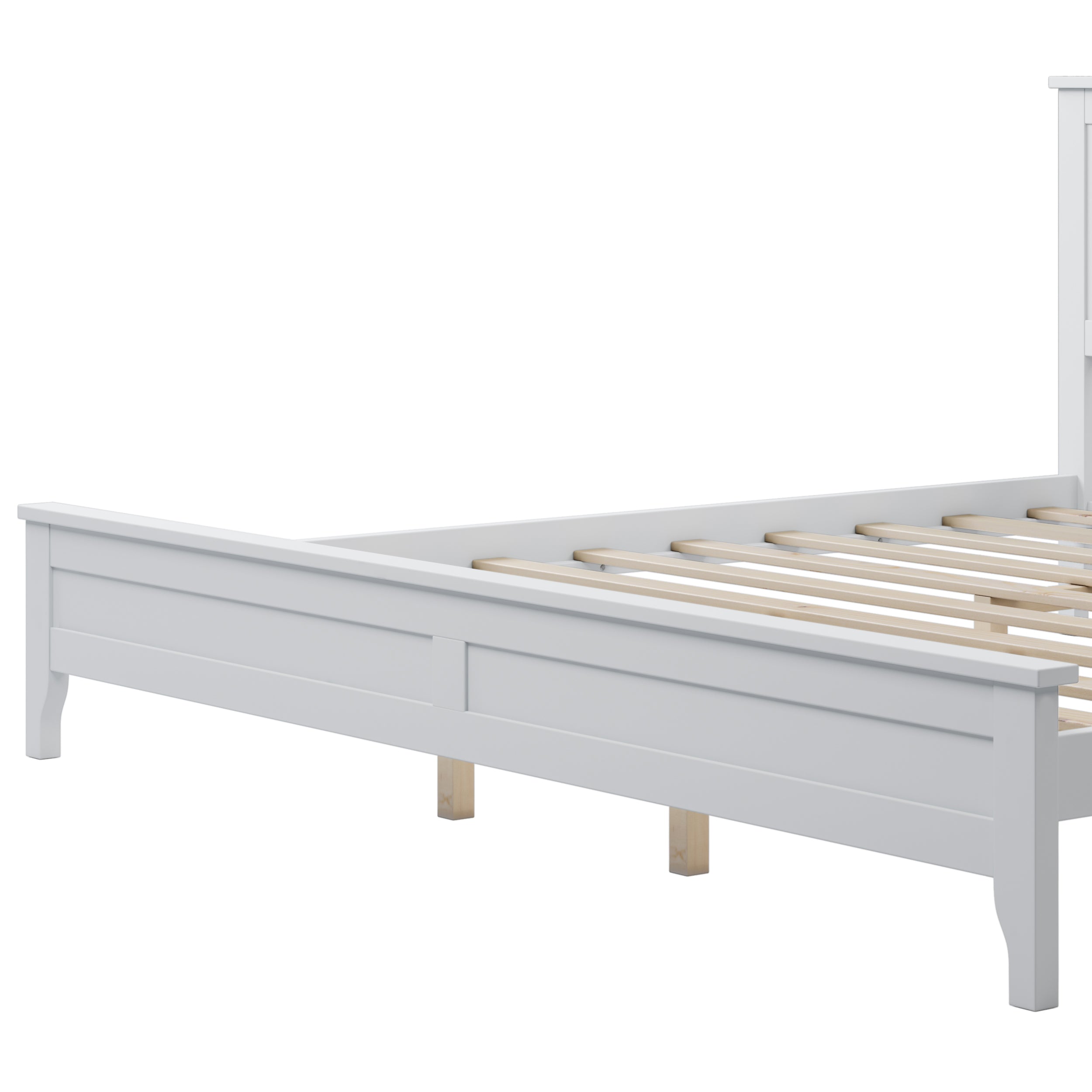 Queen/King/Twin Solid Wood Platform Bed