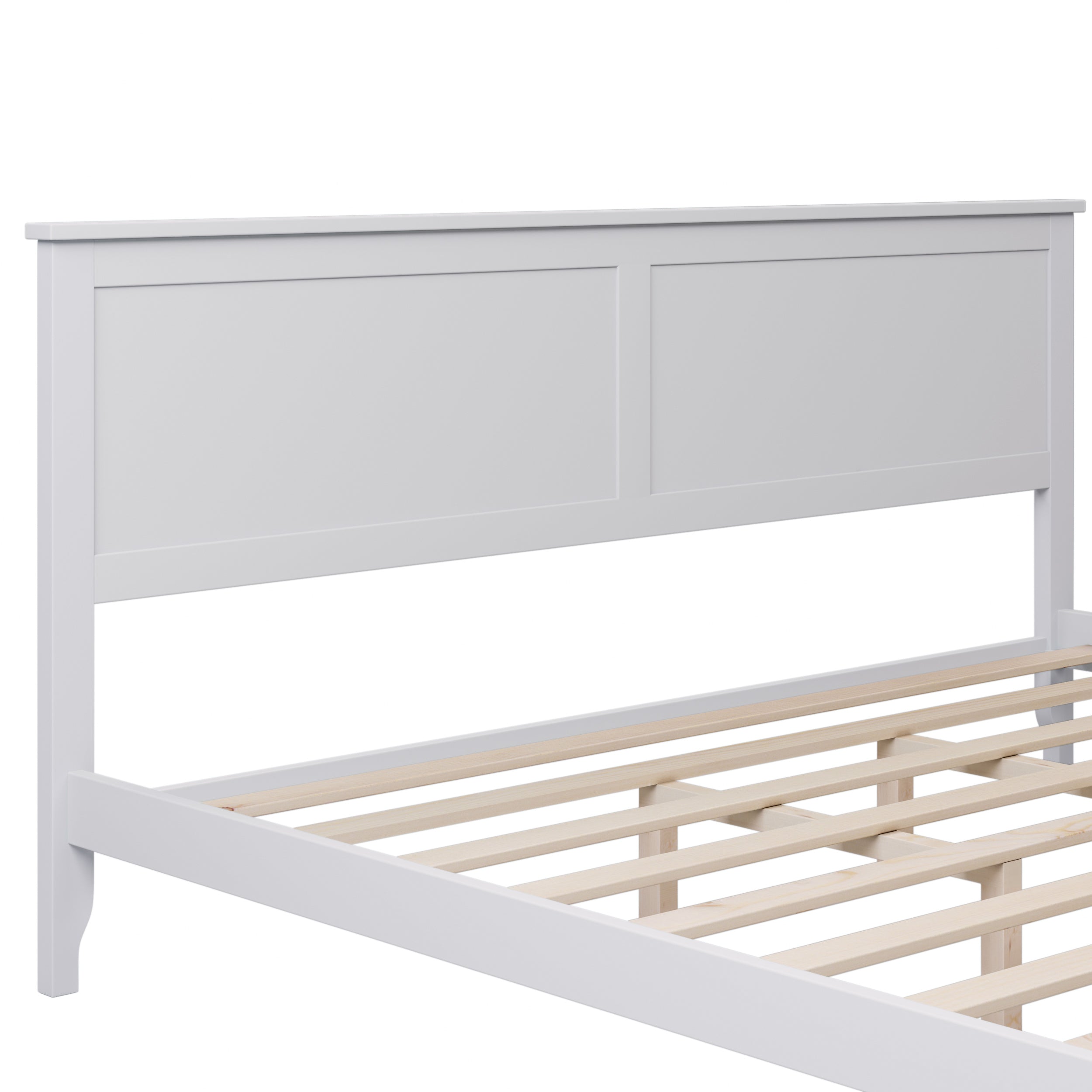 Queen/King/Twin Solid Wood Platform Bed