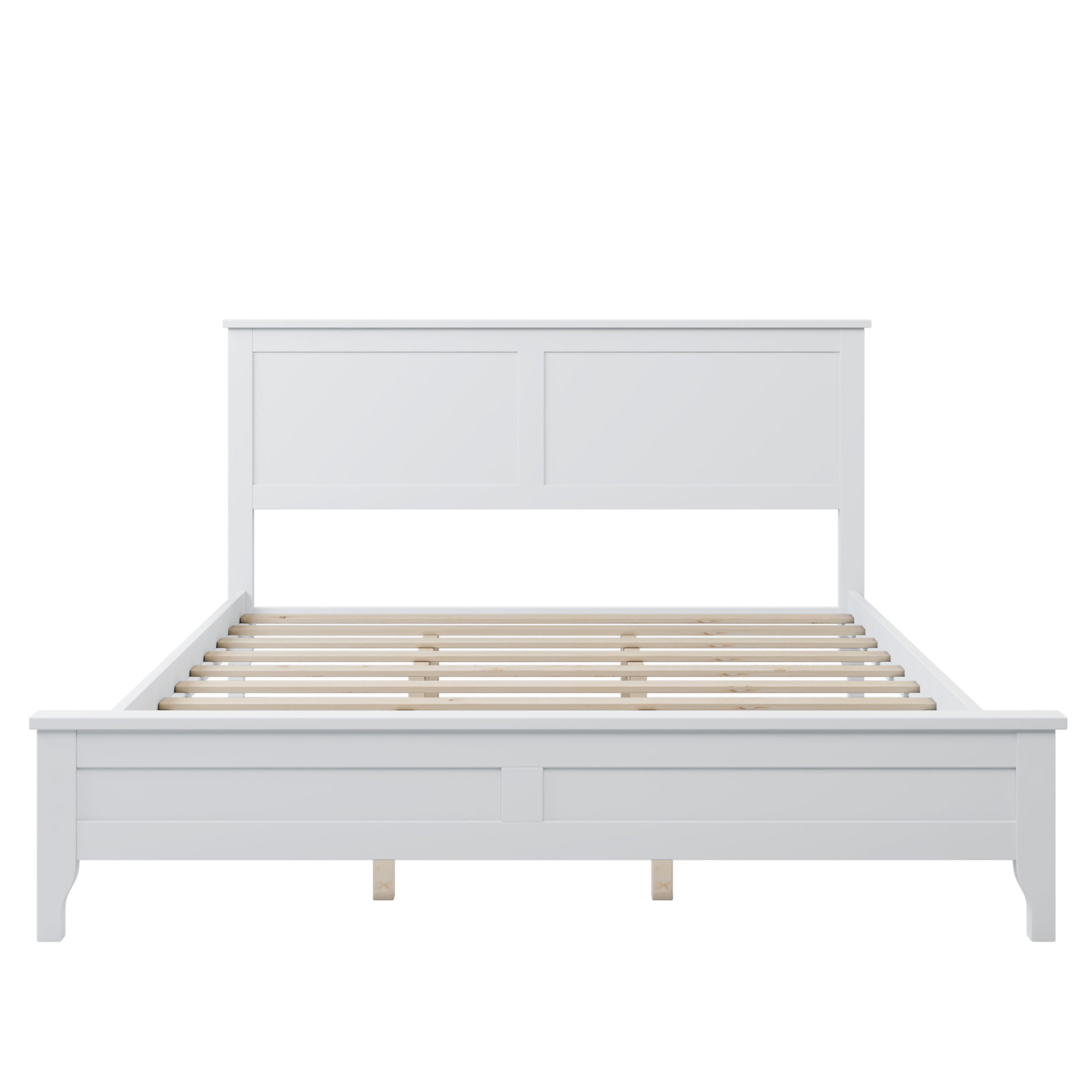 Queen/King/Twin Solid Wood Platform Bed