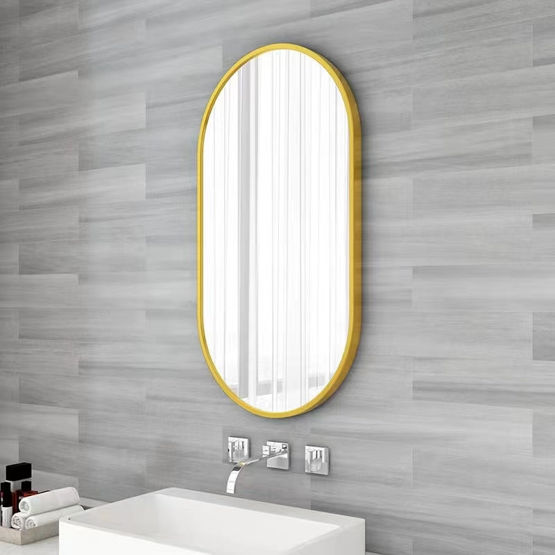 36 in. W x 18 in. H Metal Frame Wall Mounted Bathroom Vanity Mirror