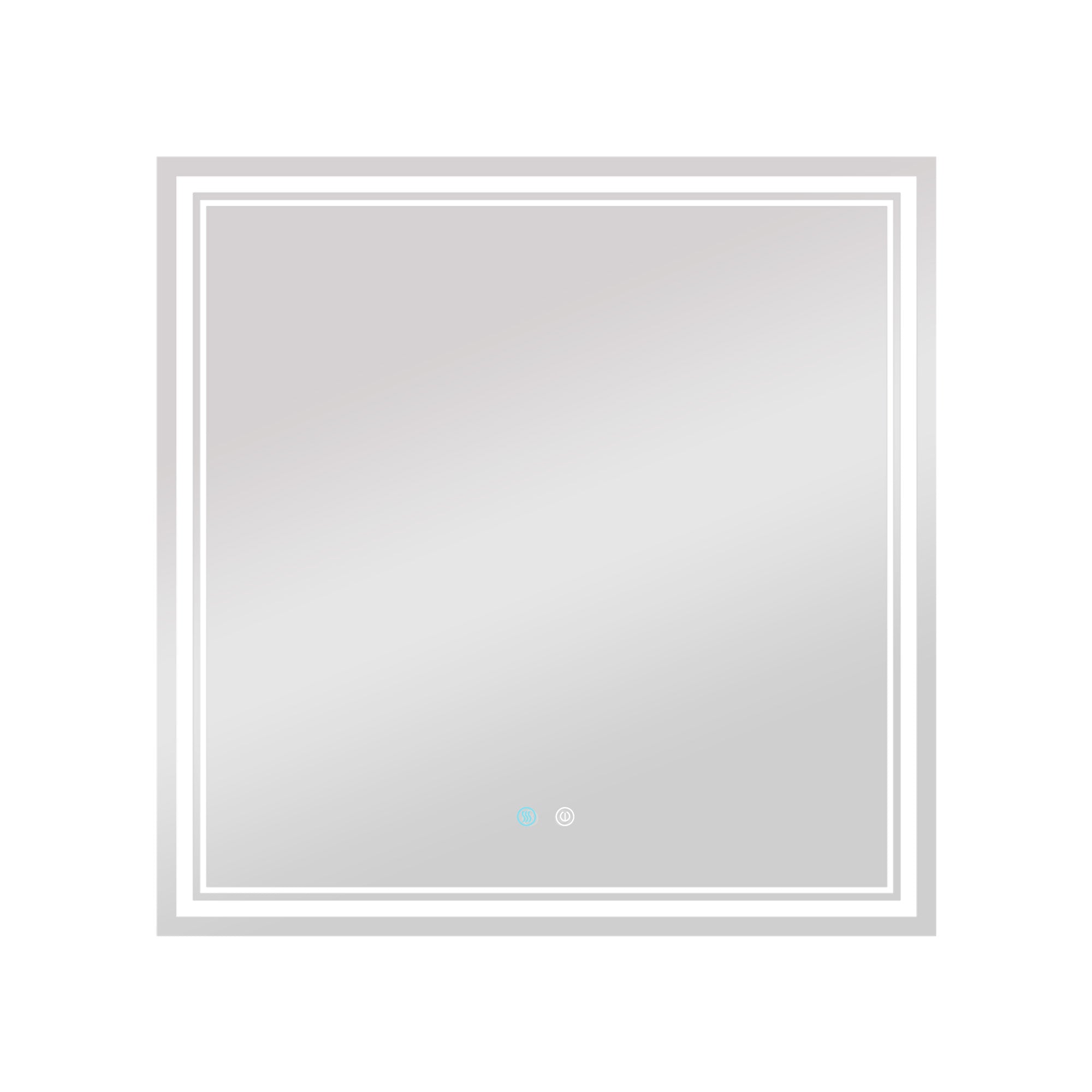 30/36/60 in. Rectangular Frameless LED Anti-Fog Wall Bathroom Vanity Mirror in Natural