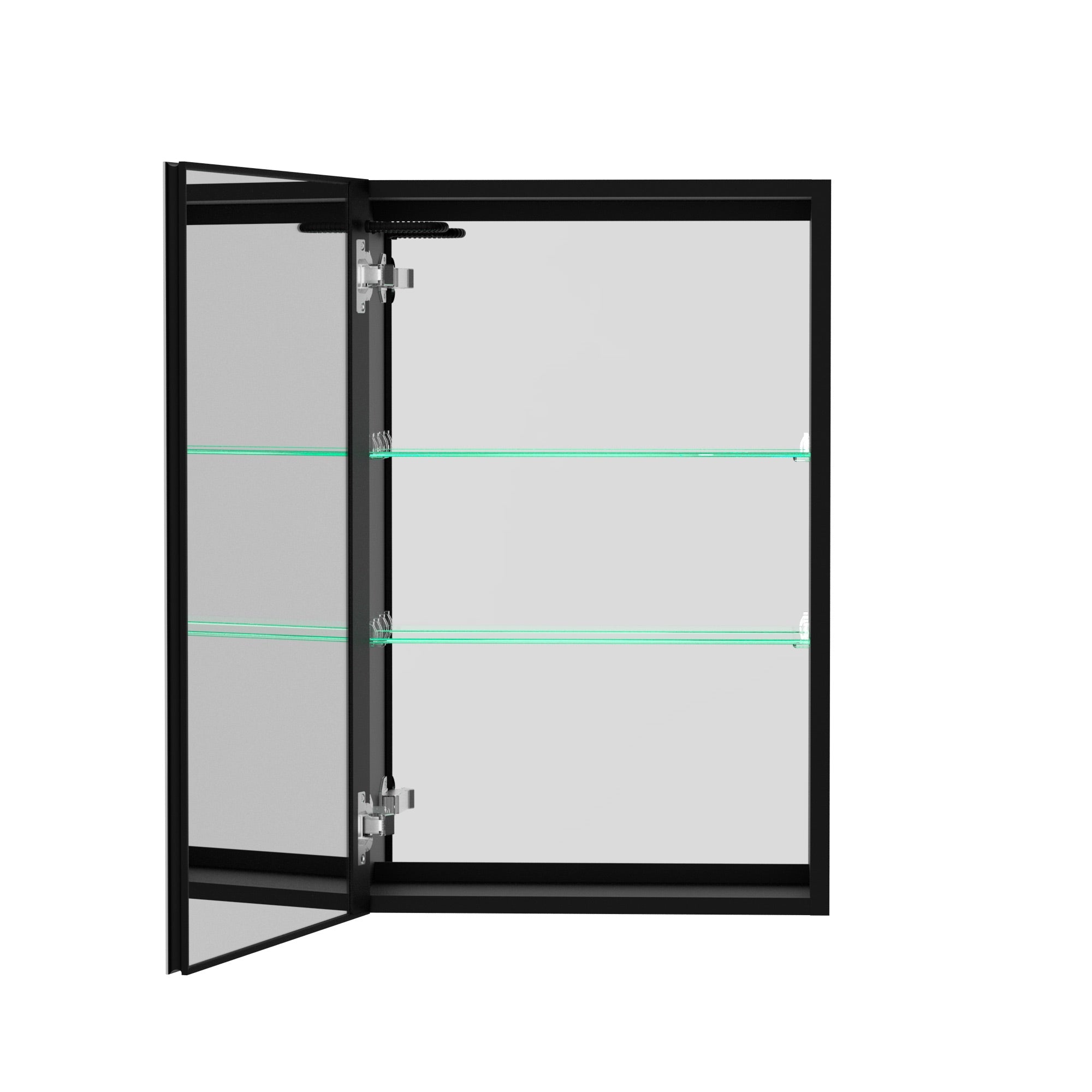 20 in. W x 30 in. H Rectangular Aluminum Framed Wall Mounted LED Bathroom Vanity Mirror