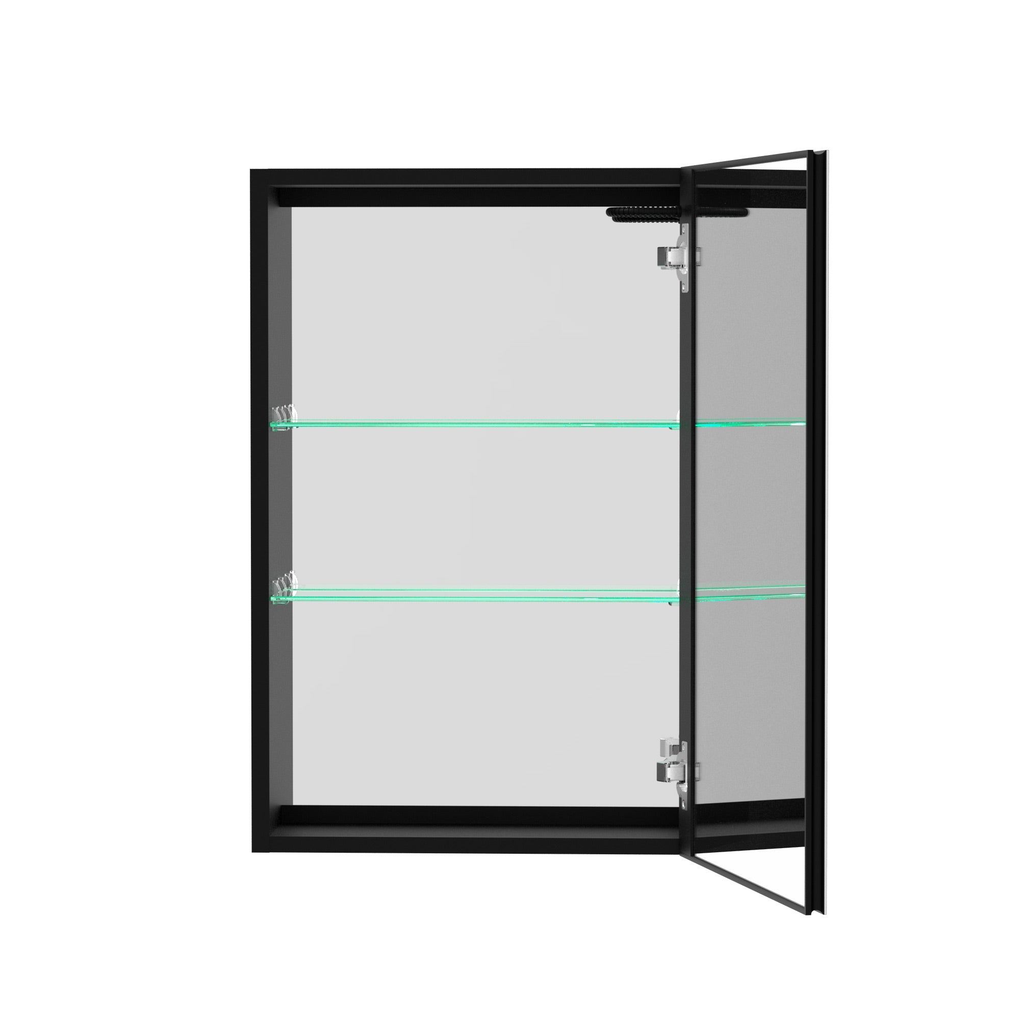 20 in. W x 30 in. H Rectangular Aluminum Framed Wall Mounted LED Bathroom Vanity Mirror