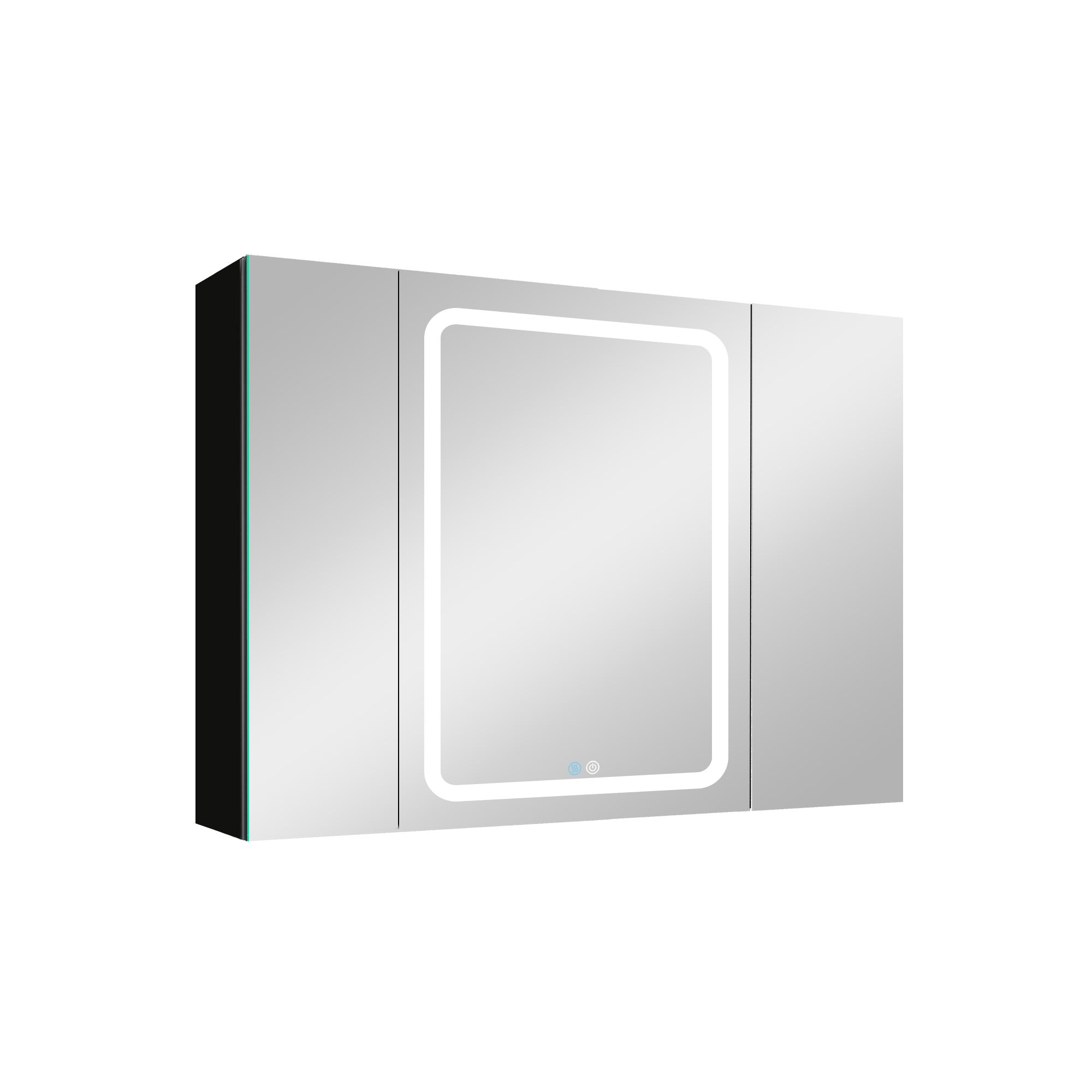 40 in. W x 30 in. H Surface Mount Bathroom Medicine Cabinet with Mirror and Shelves